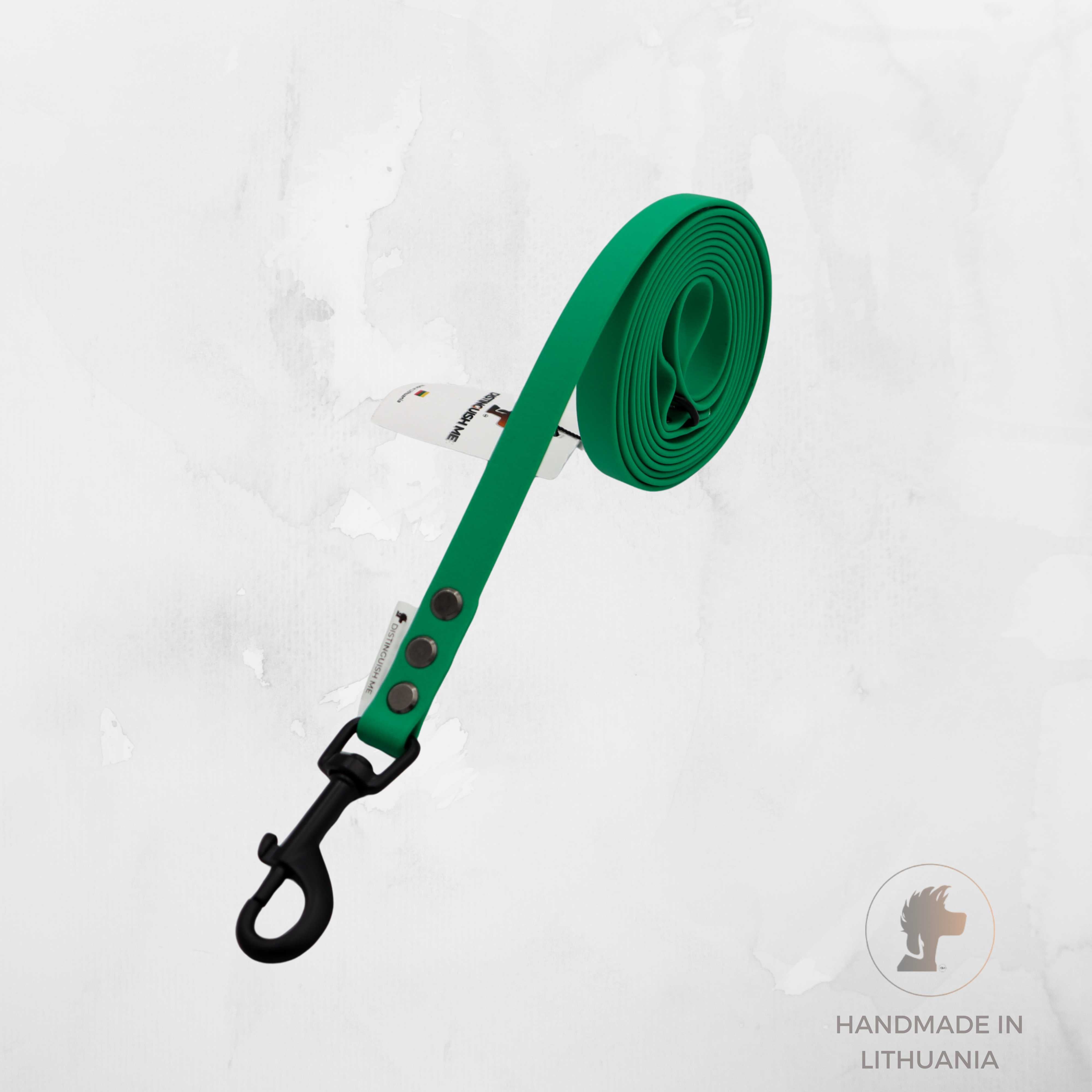 Biothane Dog Leash | Emerald Green | Width: 16 mm