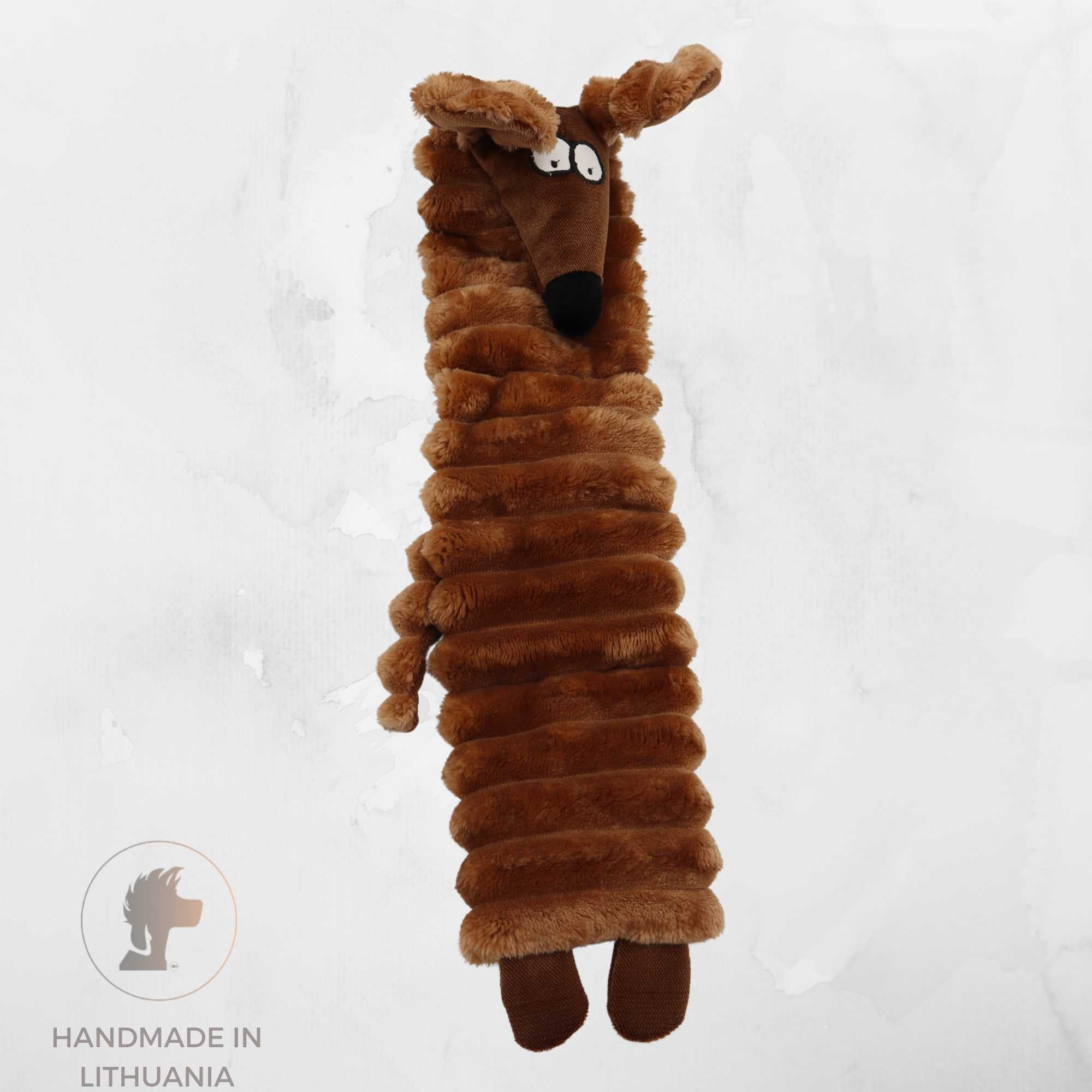 Handmade Dog Toy "Mouse" | With Internal Squeaker | Length: 45 cm (17")