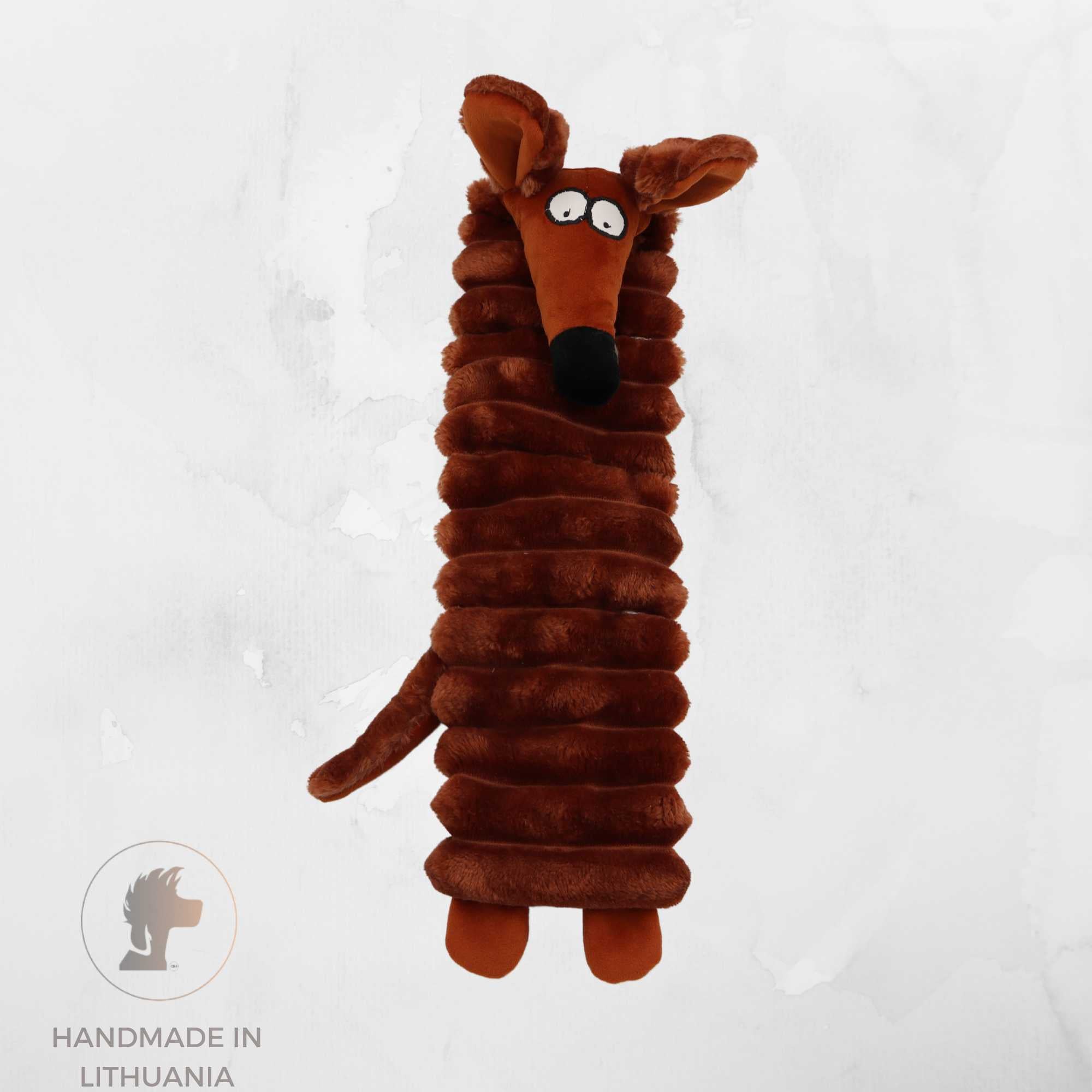 Handmade Dog Toy "Mouse" | With Internal Squeaker | Length: 45 cm (17")