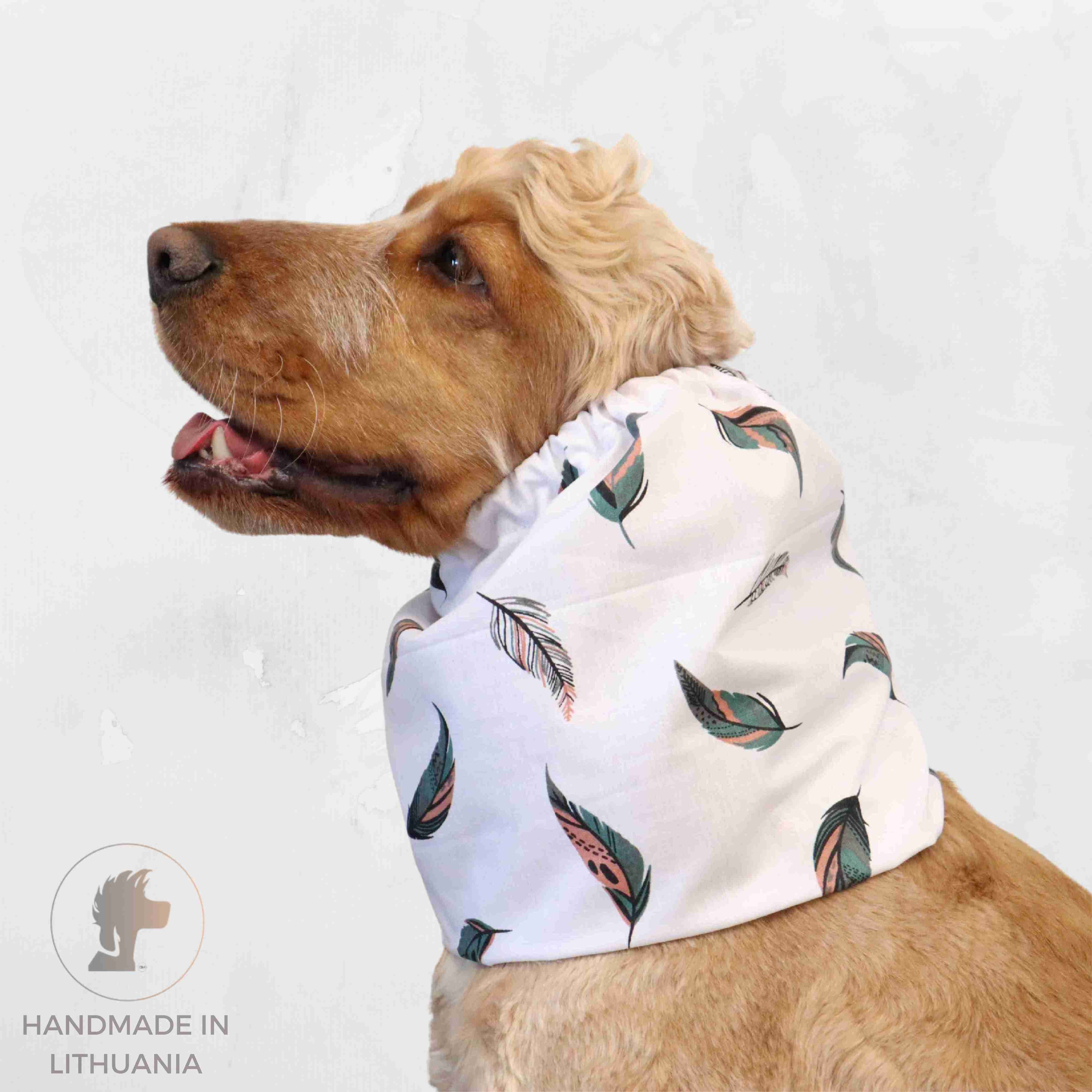 Medvilninis Snoodas Šuniui | Baltos Plunksnos