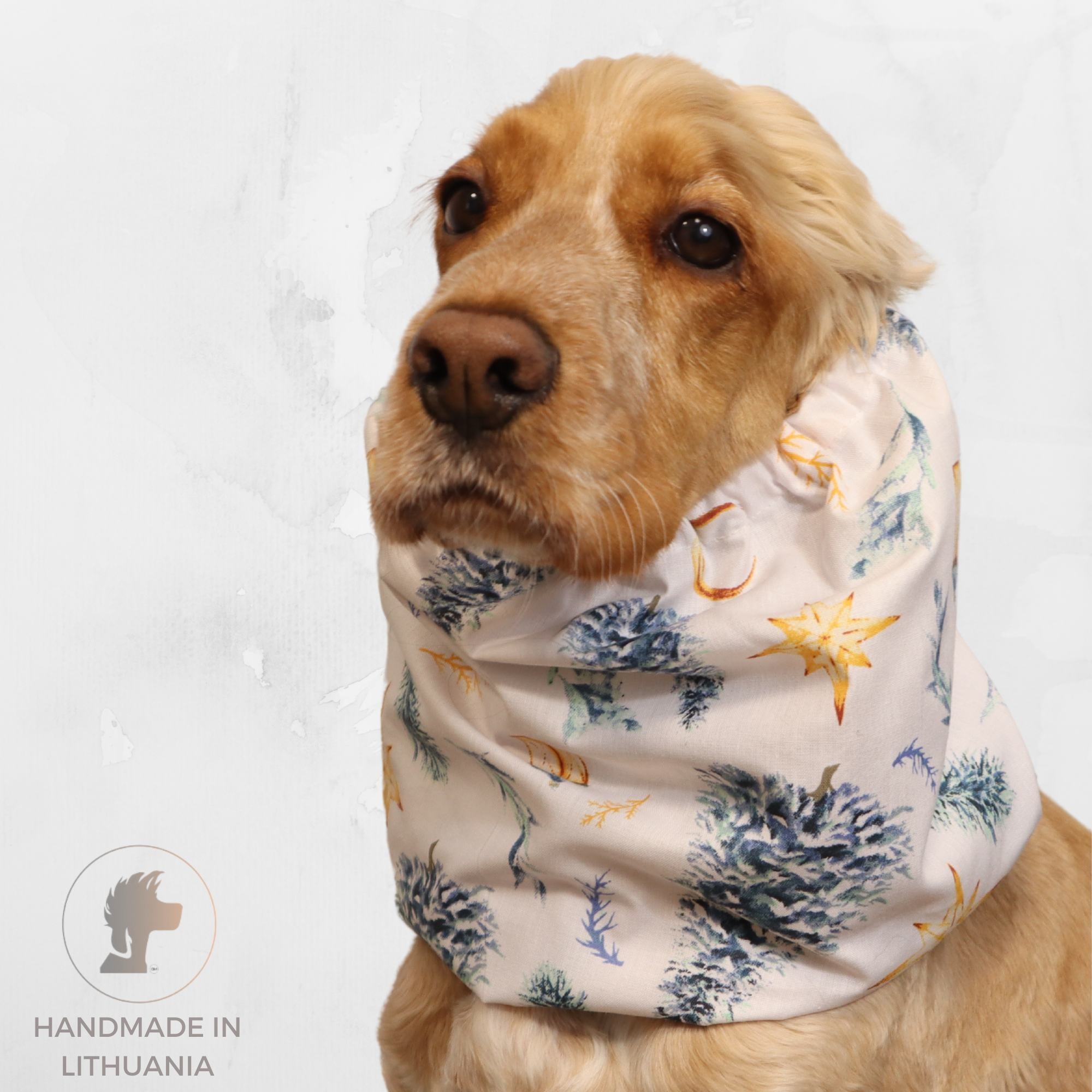 <tc>Medvilninis Snoodas Šuniui | Baltos Kalėdos</tc>