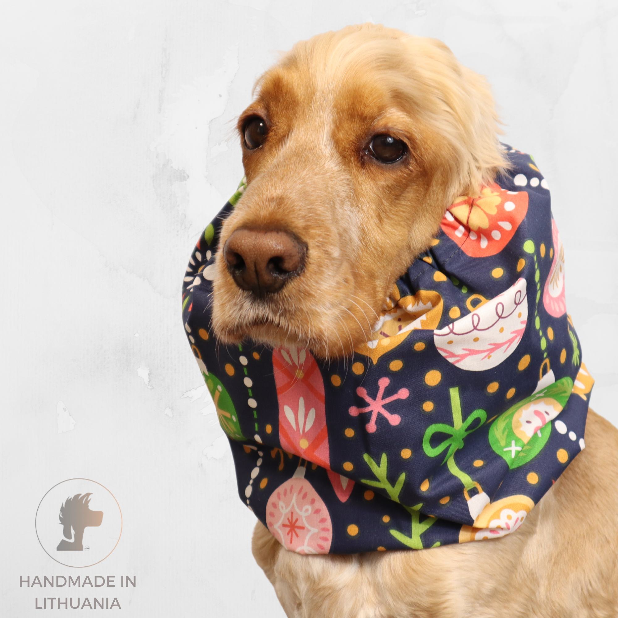 <tc>Medvilninis Snoodas Šuniui | Kalėdinės dekoracijos</tc>