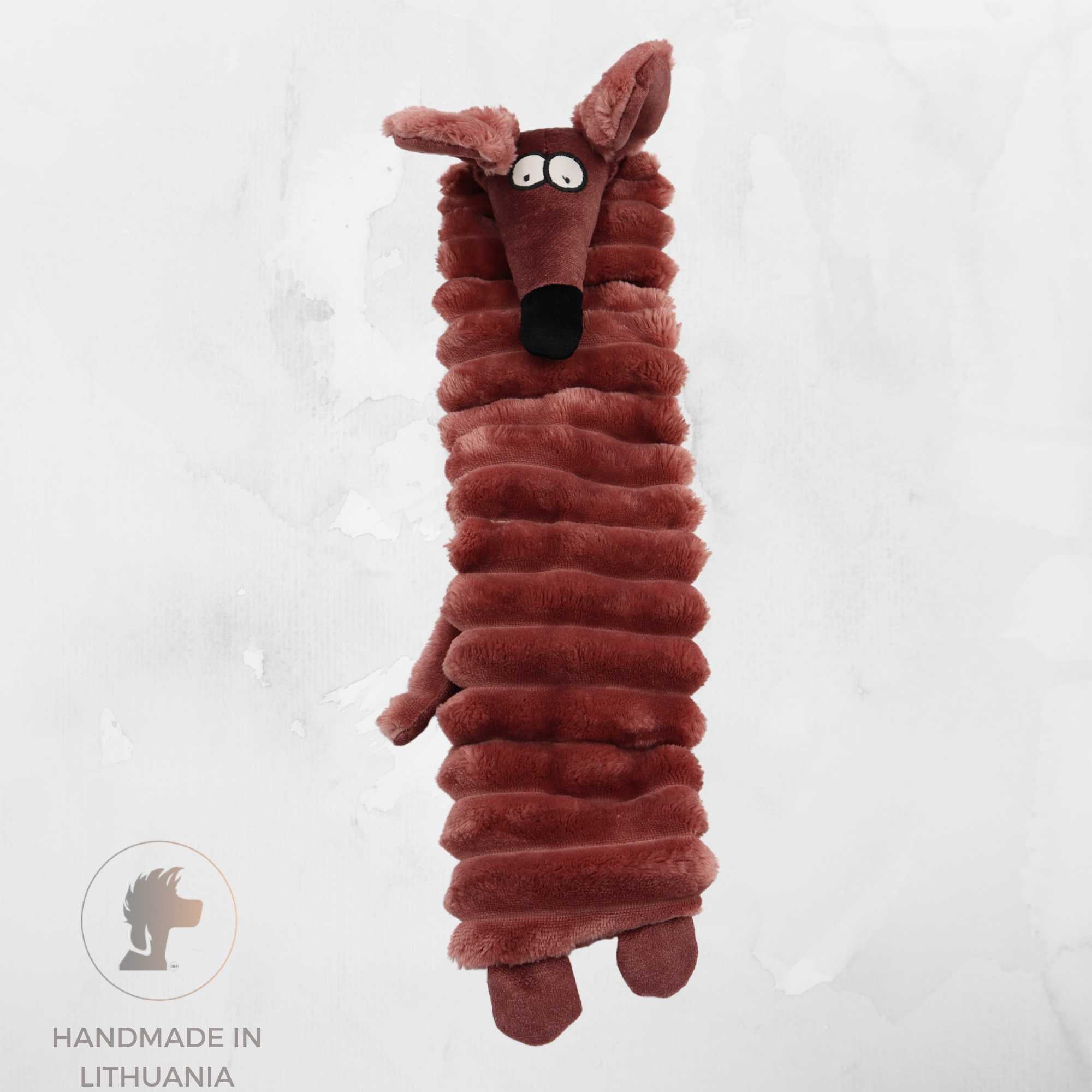 Handmade Dog Toy "Mouse" | With Internal Squeaker | Length: 45 cm (17")