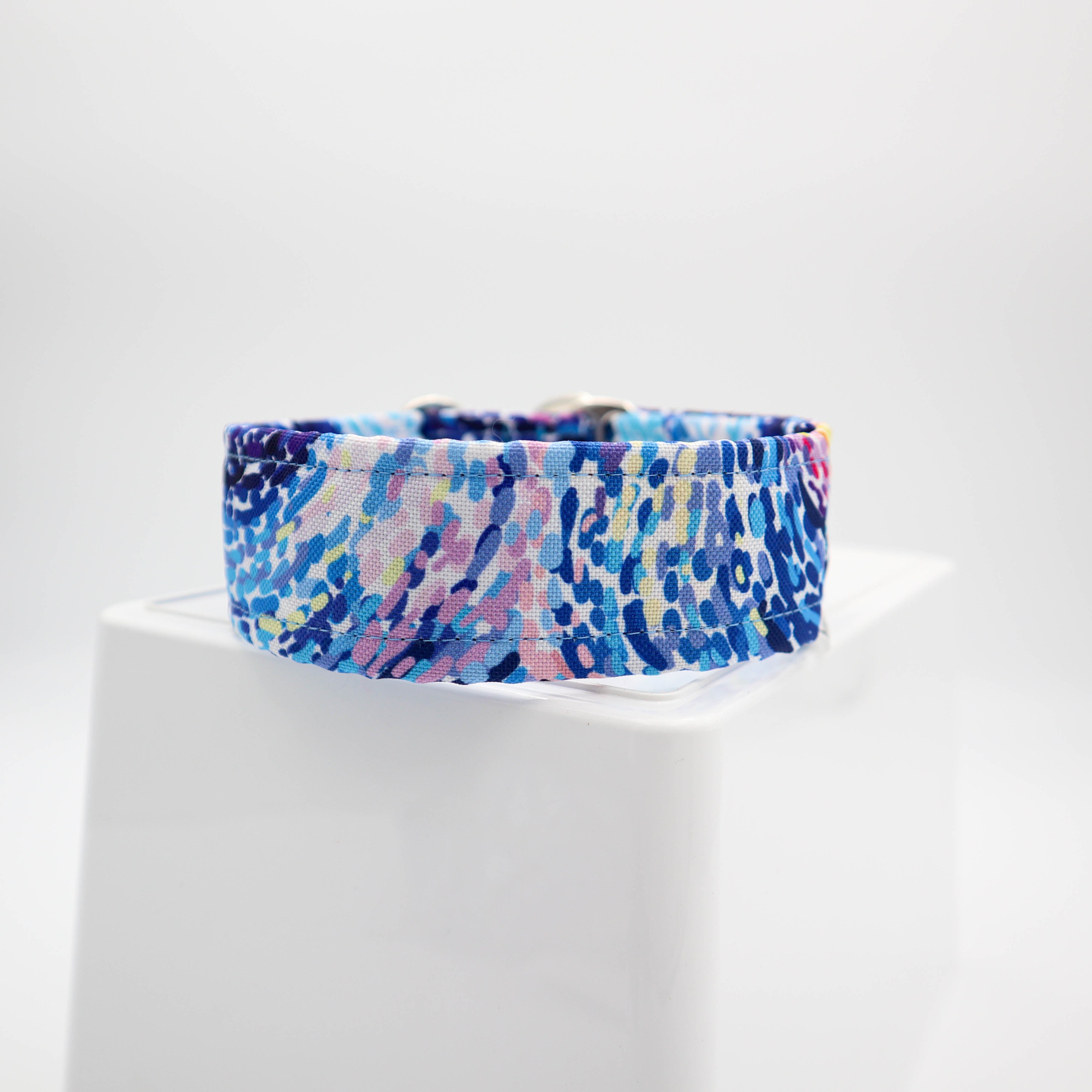 Handmade Dog Collar | Starry Night | Width: 15-20-25-30-40-50 mm