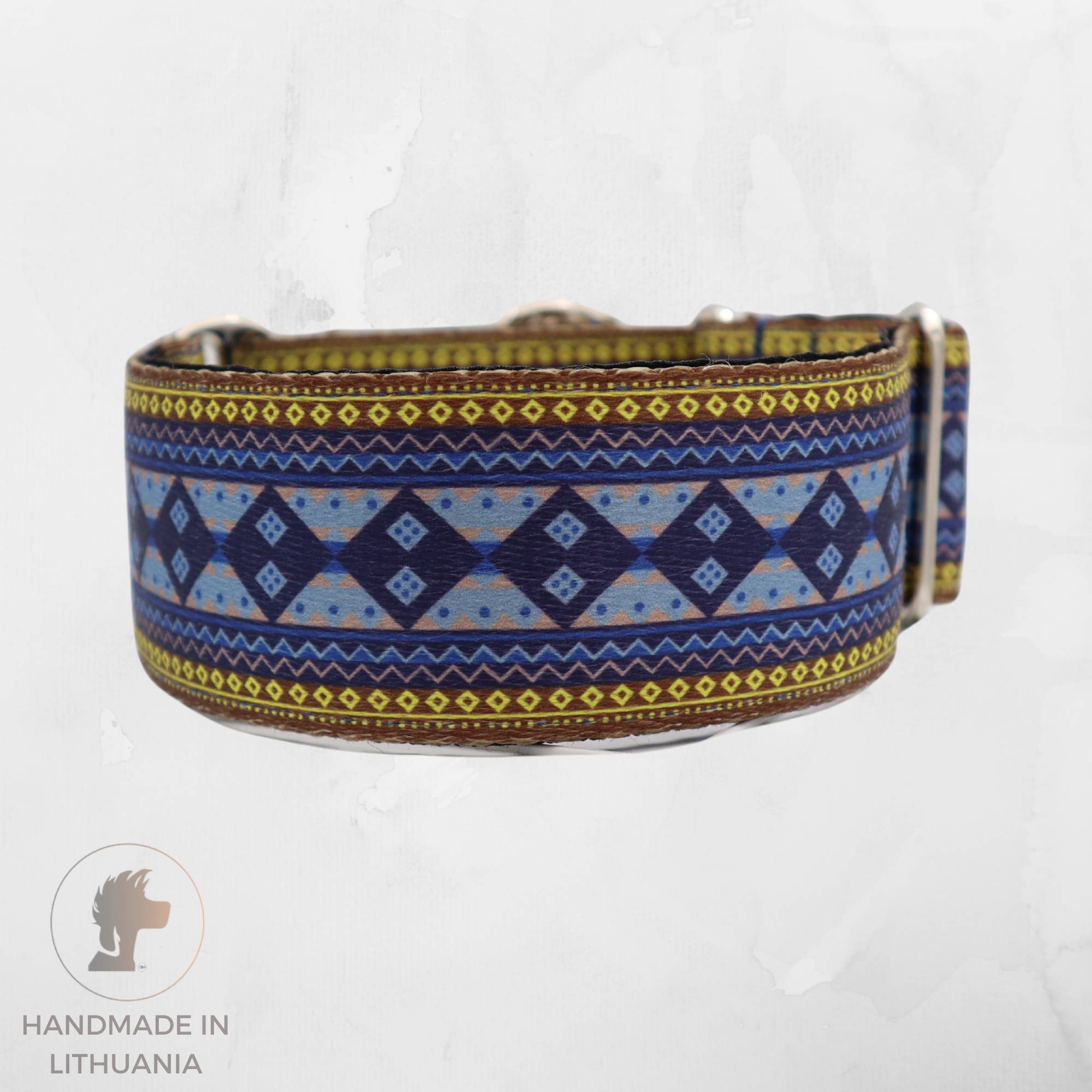 <tc>Rankų darbo antkaklis šuniui | Boho | Plotis: 50 mm</tc>