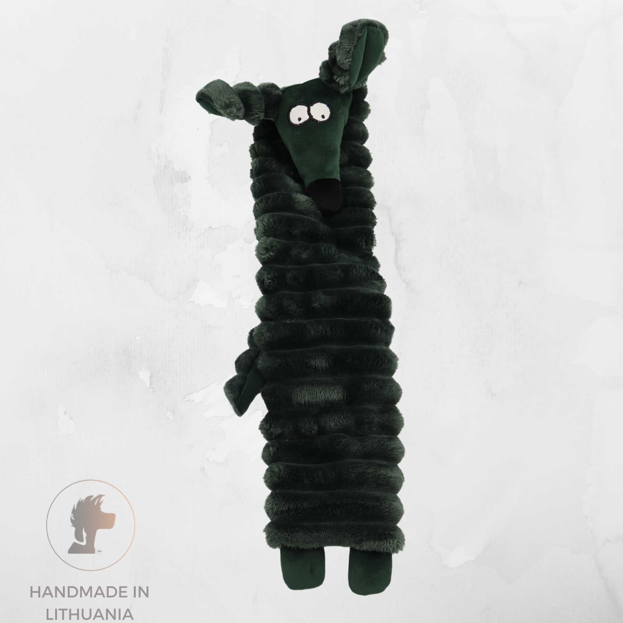 Handmade Dog Toy "Mouse" | With Internal Squeaker | Length: 45 cm (17")