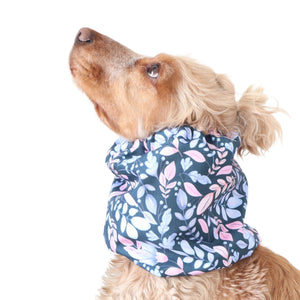 Thick double waterproof ear cover snood Distinguish me Twilight Leaves protecting long ears from rain and wind