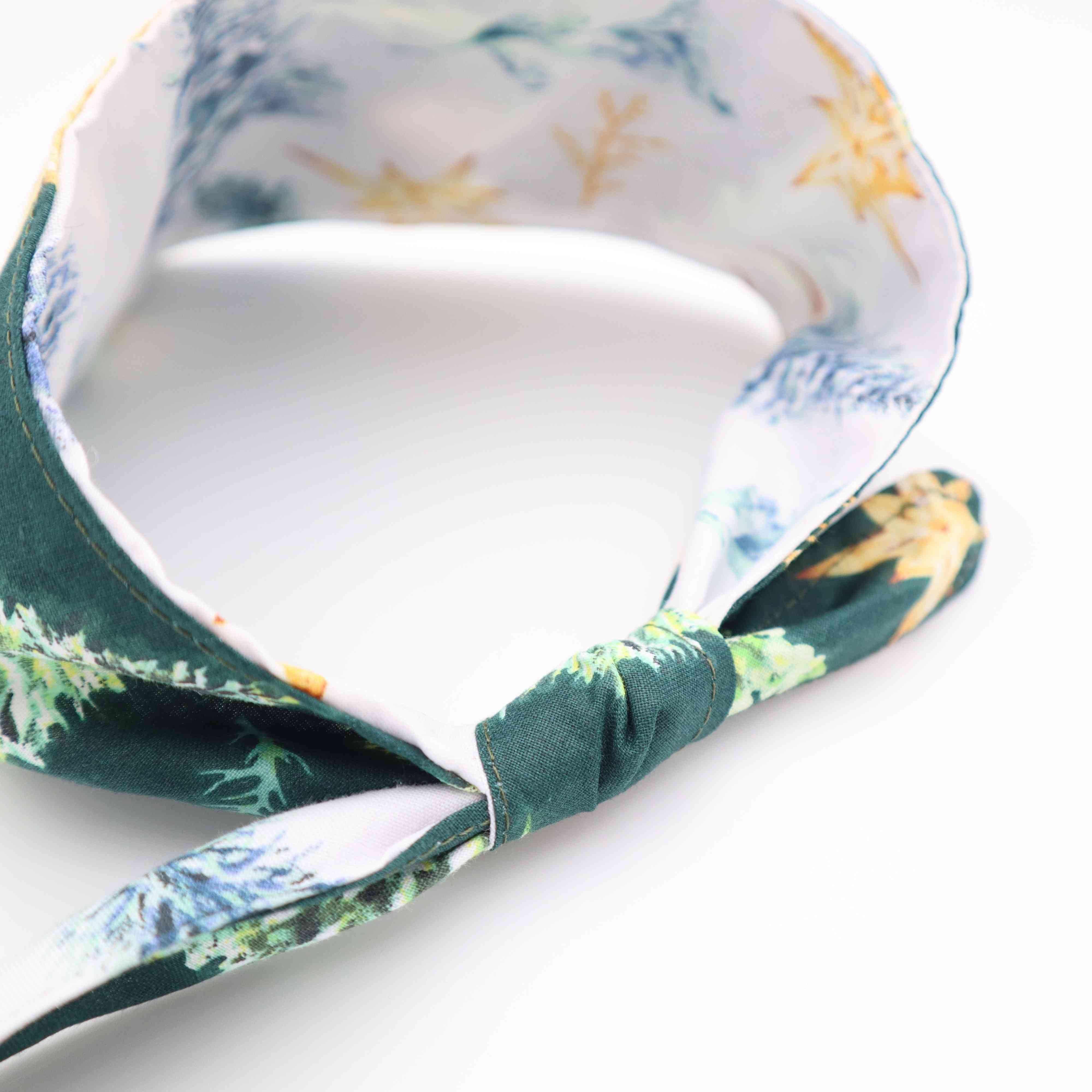 Handmade Dog Bandana | Tie-On | Two Side | Christmas Tree