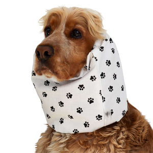 Cotton dog snood for long-eared breeds – summer protection for Cocker Spaniel, Basset Hound, and more