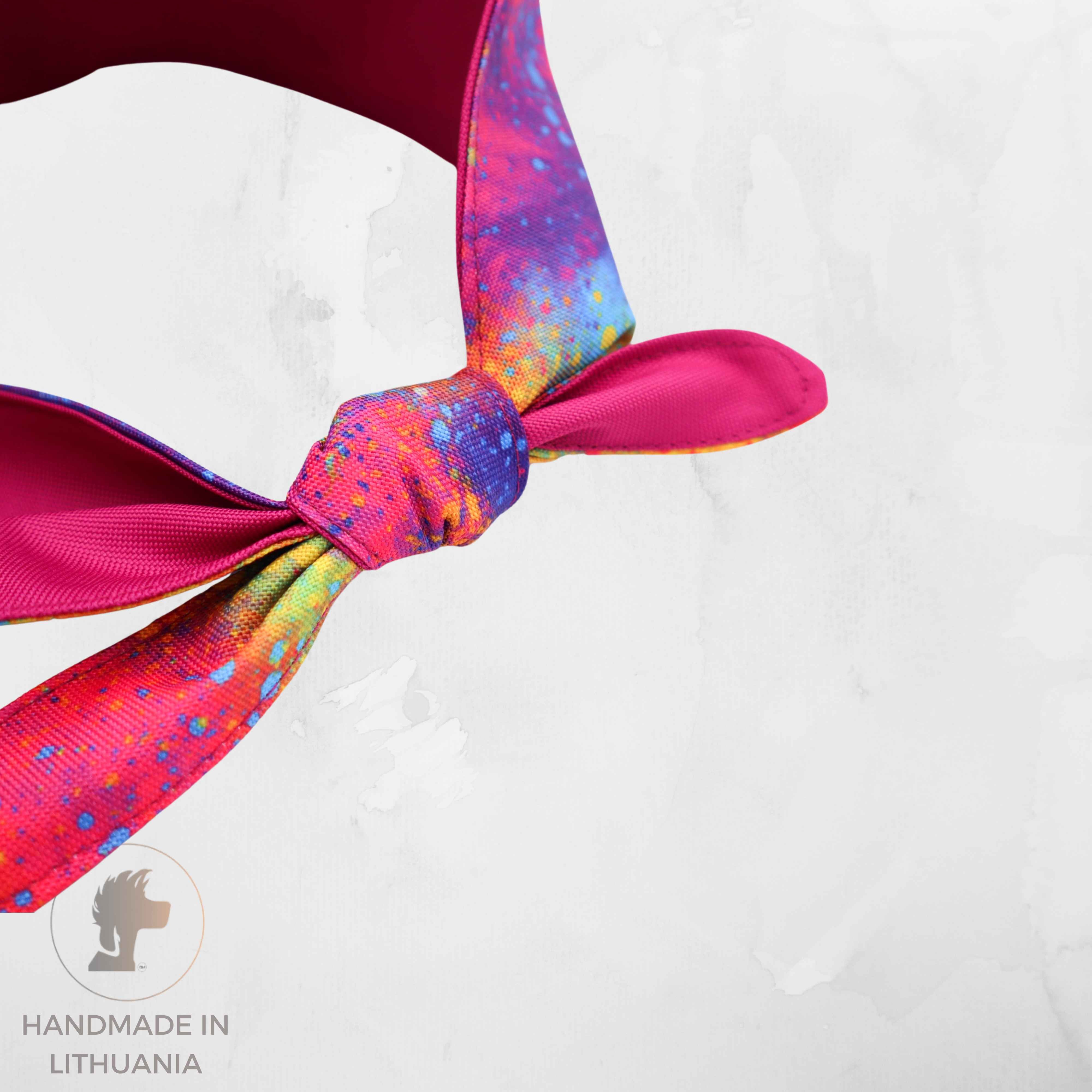 Handmade Dog Bandana | Tied-Up | Crazy Colours