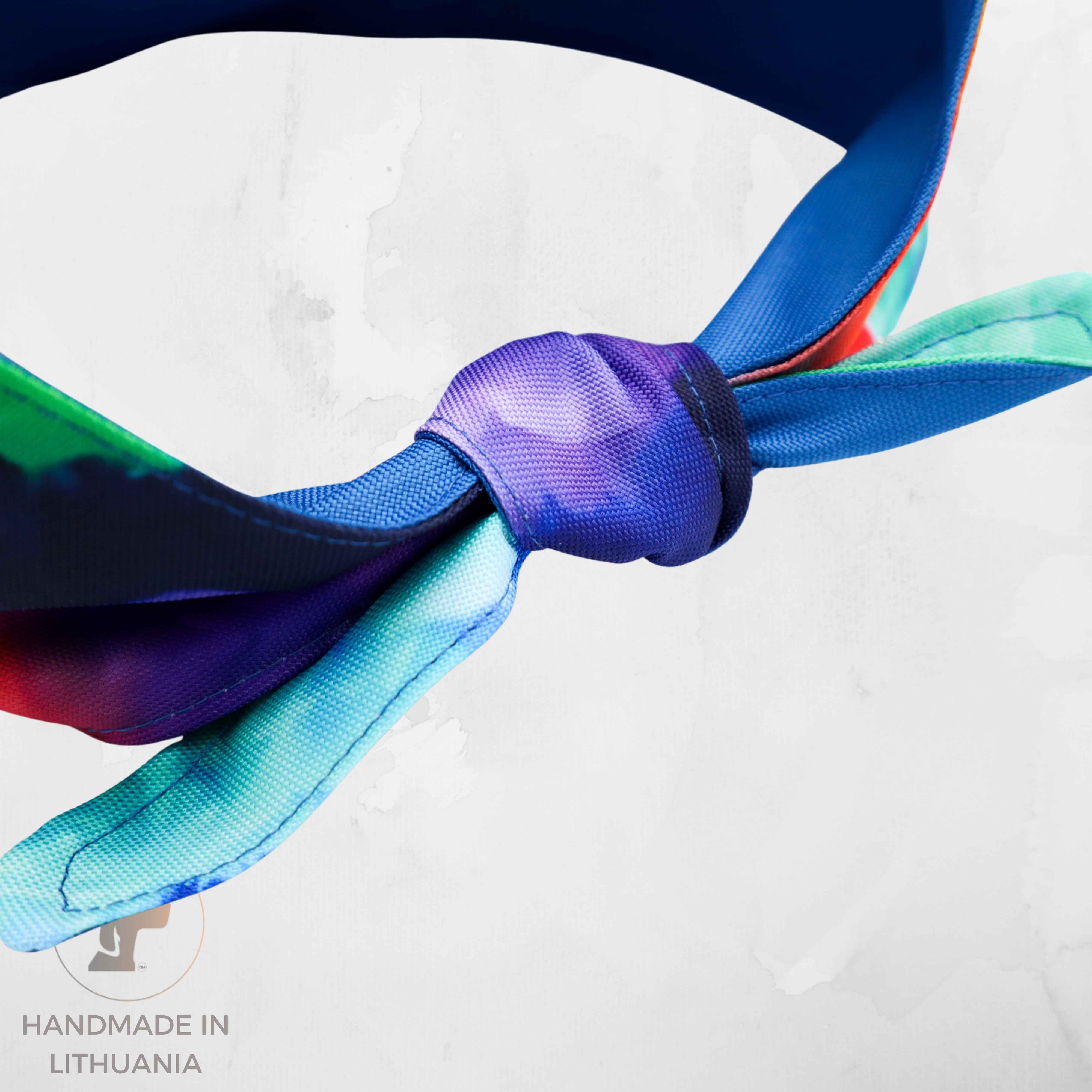 Handmade Dog Bandana | Tied-Up | Wonderland Sky