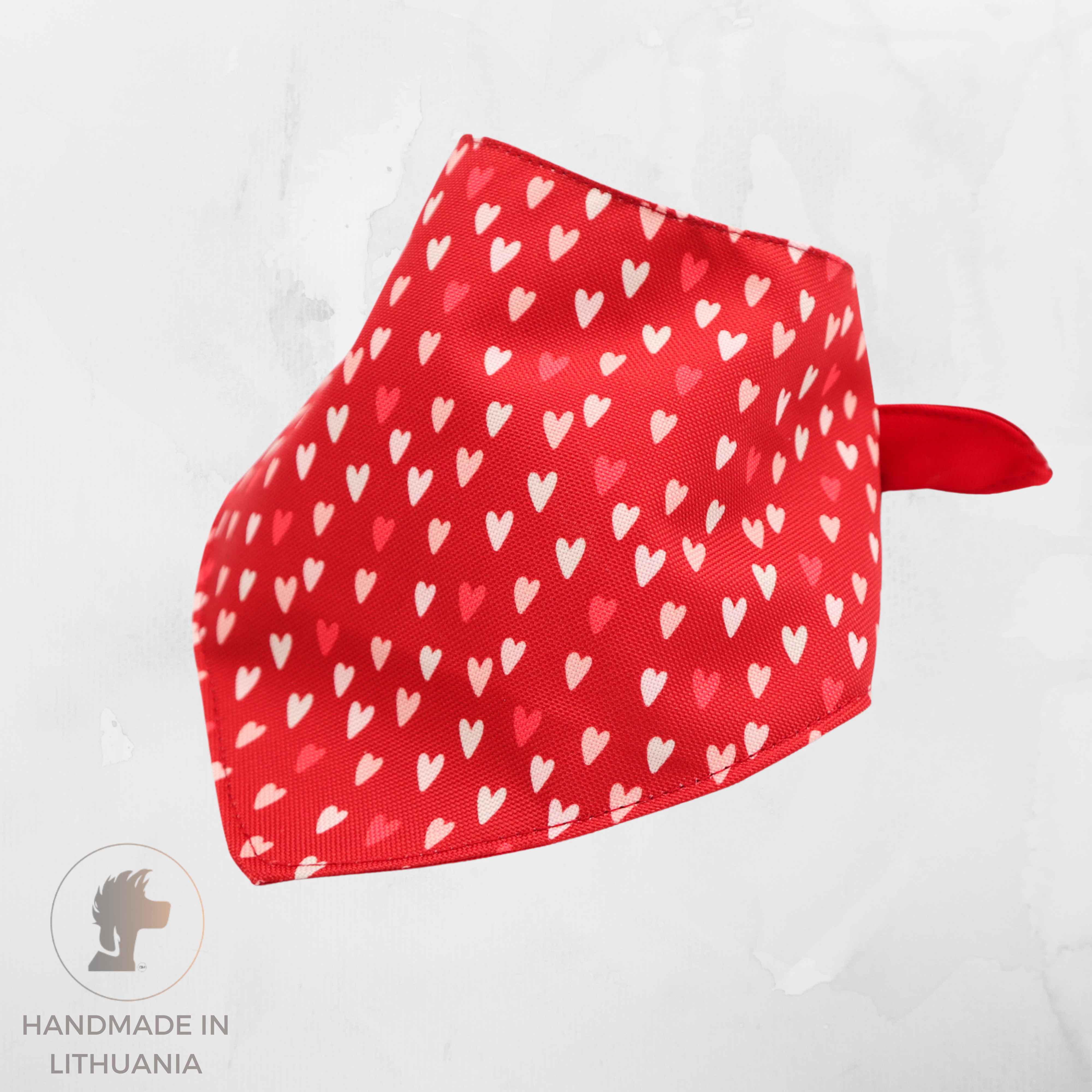 Handmade Dog Bandana | Tied-Up | Love
