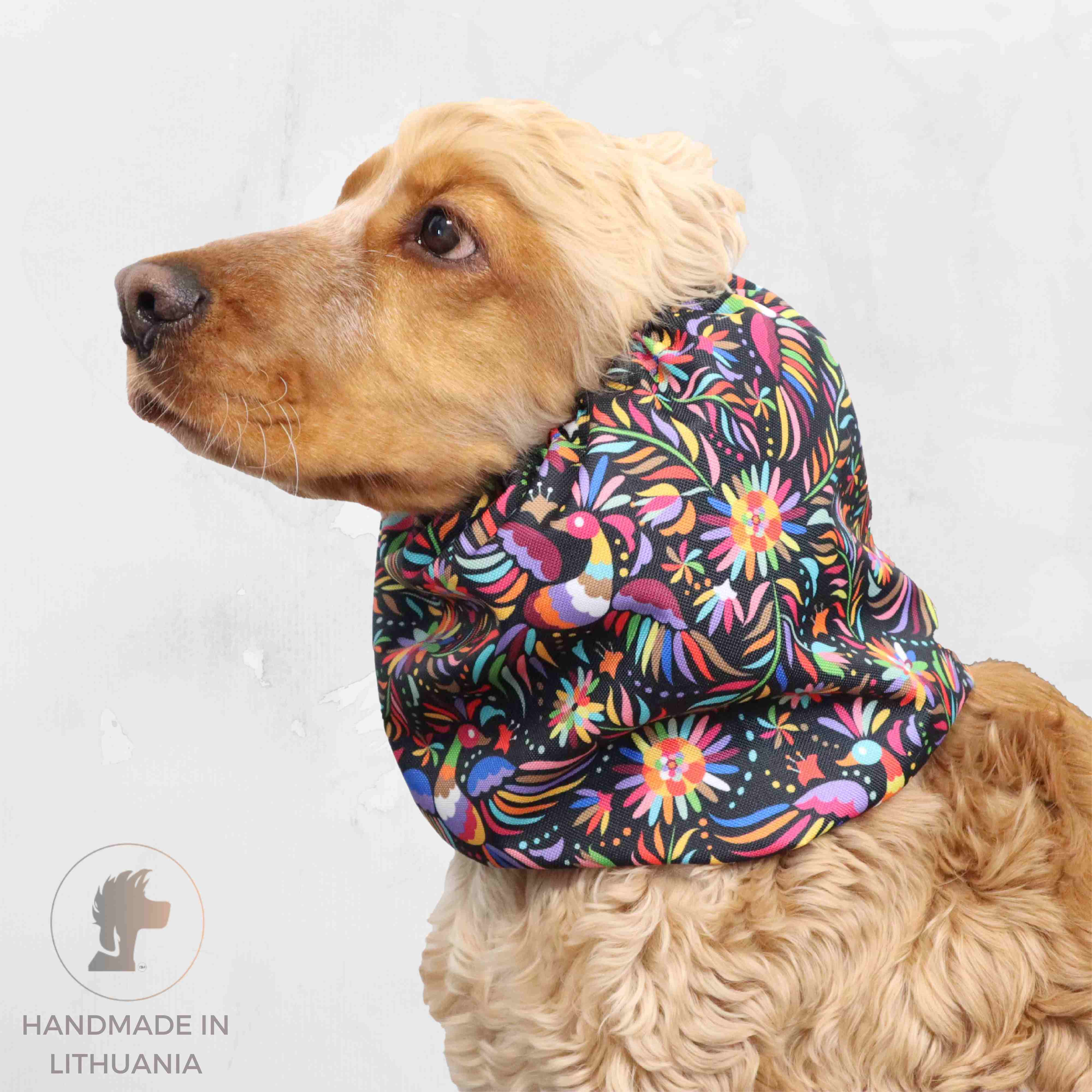 Waterproof Dog Snood | Peacock | Distinguish Me