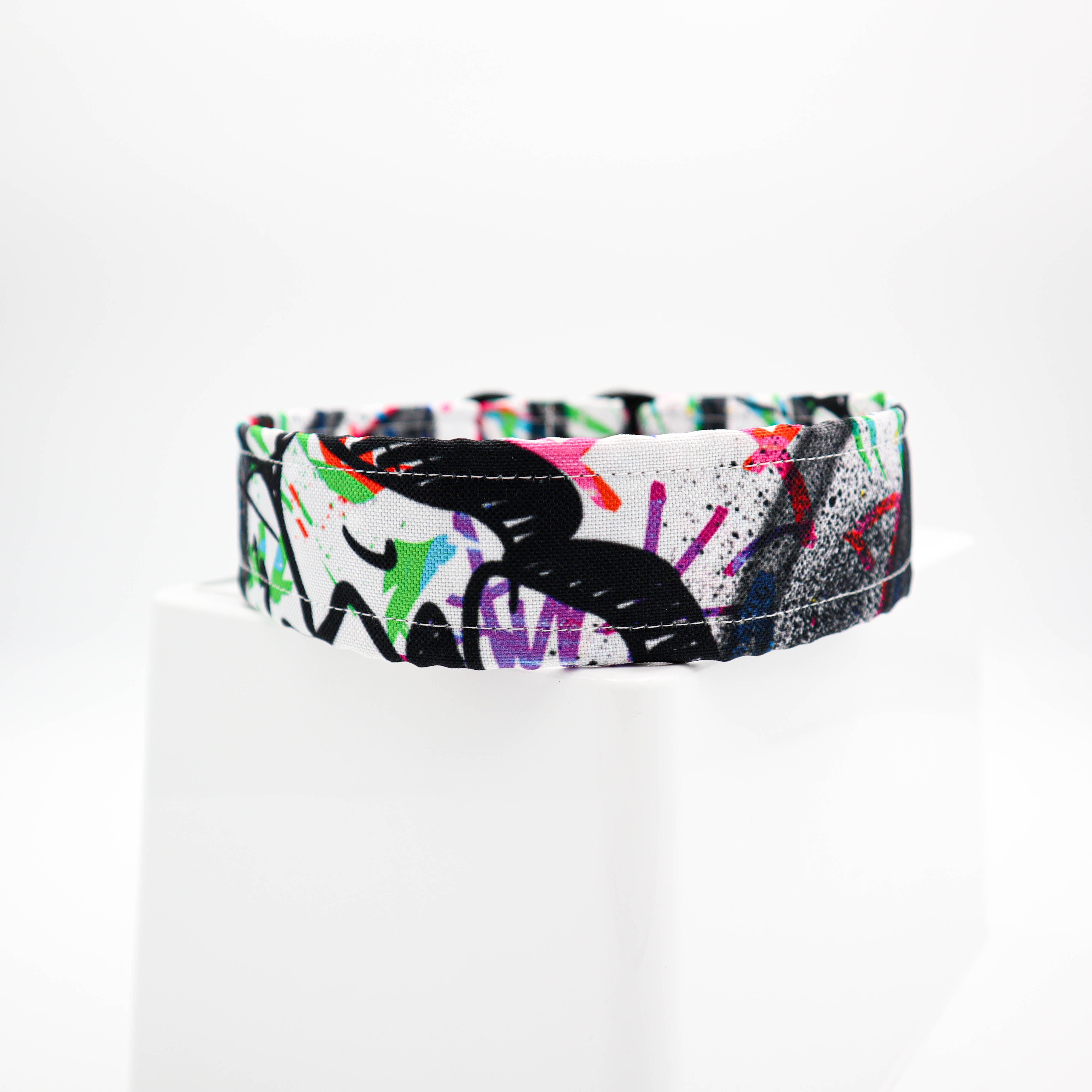 Rankų darbo antkaklis šuniui | Gatvės Menas | Plotis: 15-20-25-30-40-50 mm