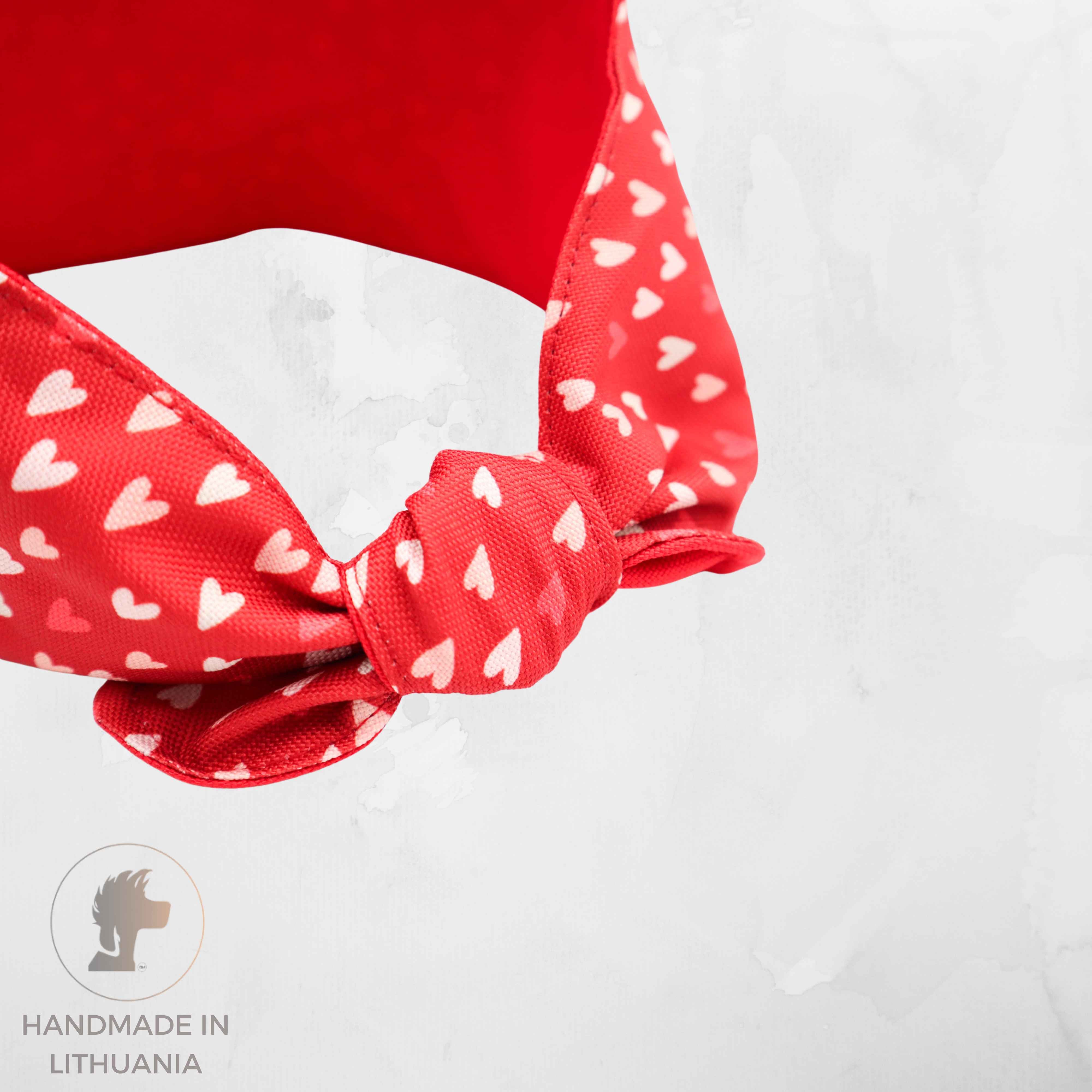 Handmade Dog Bandana | Tied-Up | Love