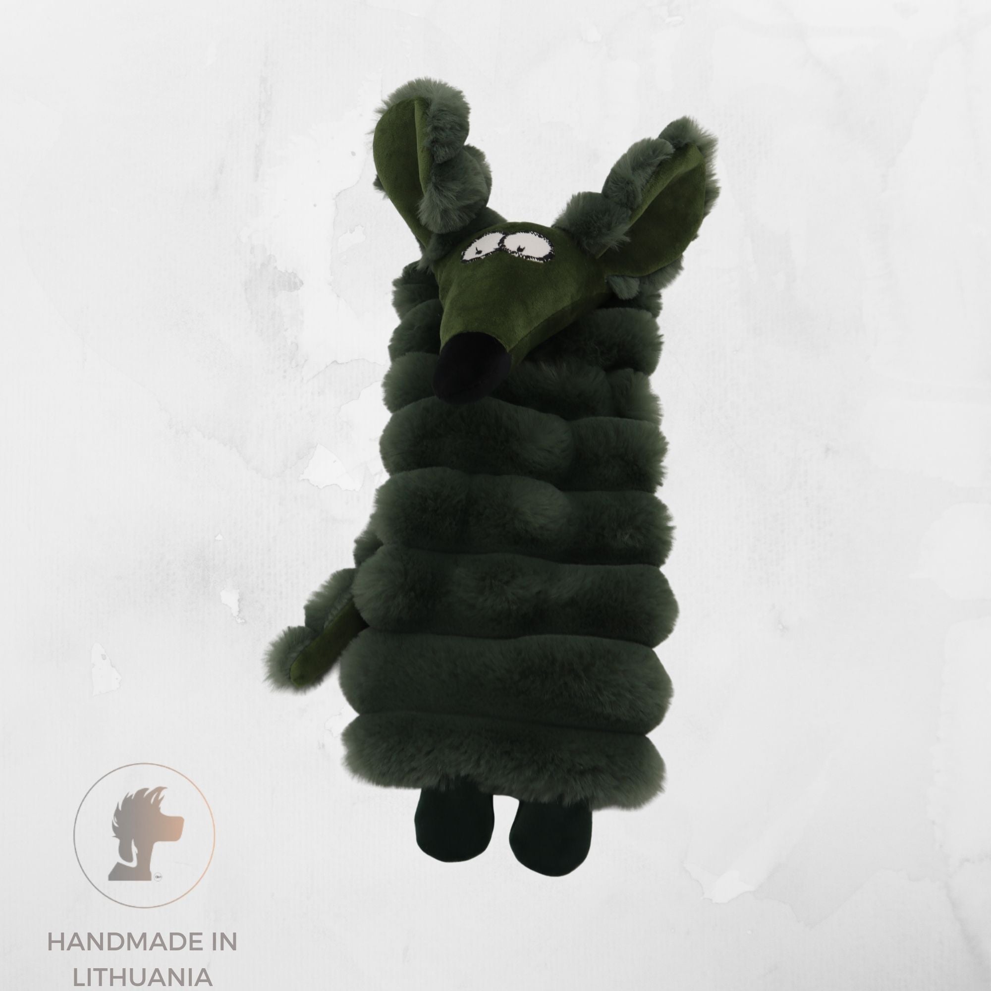 Handmade Dog Toy "Mouse" | With Internal Squeaker | Length: 40 cm (15")