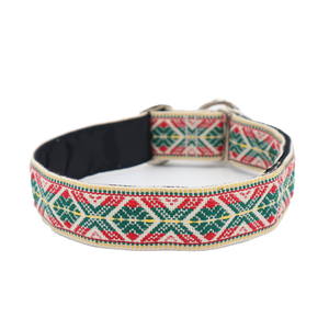 ethnic dog collar lithuania flag distinguish me