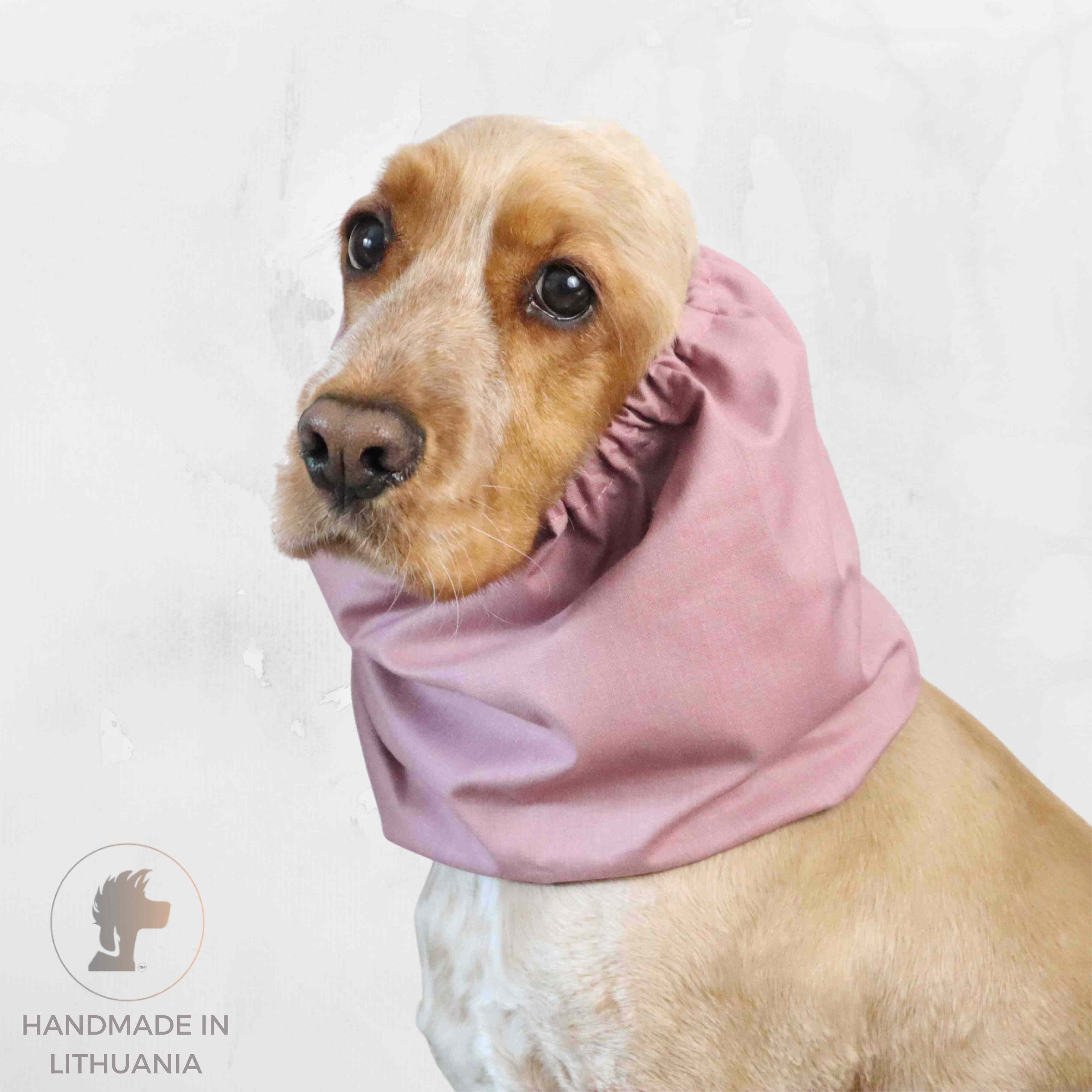 Cotton Dog Snood Ash Rose by Distinguish Me