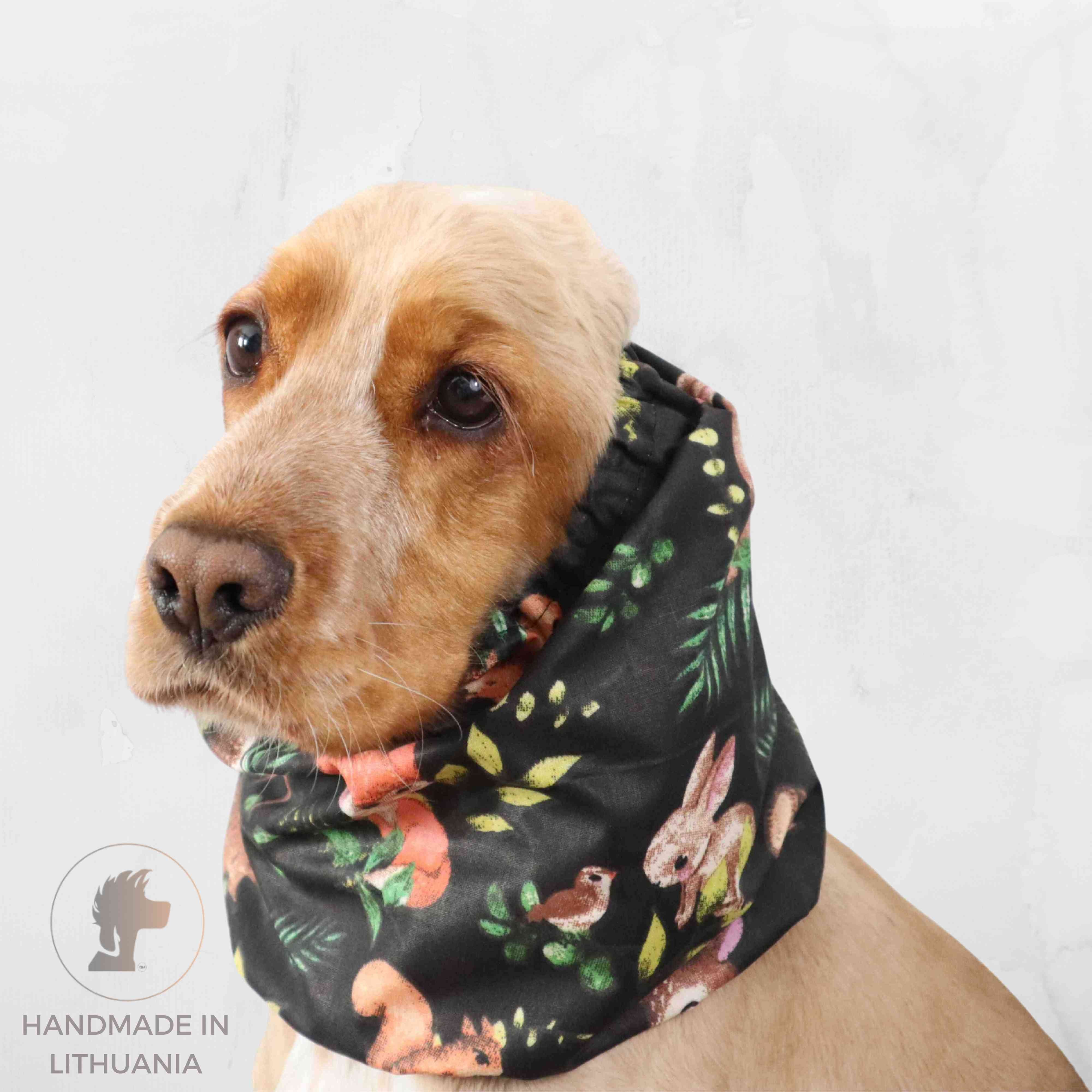 Cotton Dog Snood | Night in forest