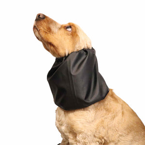 dog with Lightweight Waterproof Daily Dog Snood Black Distinguish Me