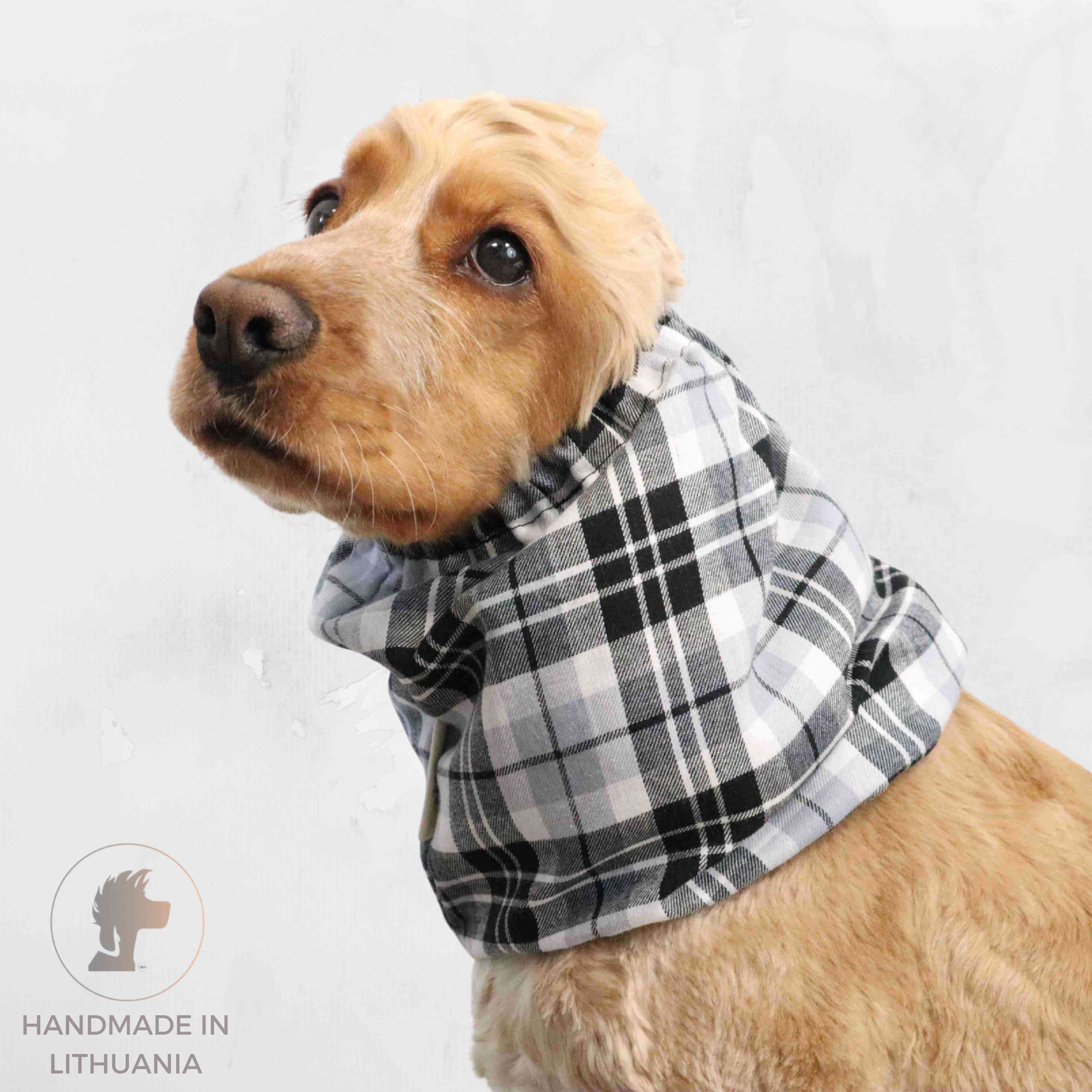 Cavalier Dog Snood Tartan By Distinguish Me