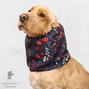 Cocker Spaniel n Red Berry Print Snood by Distinguish Me