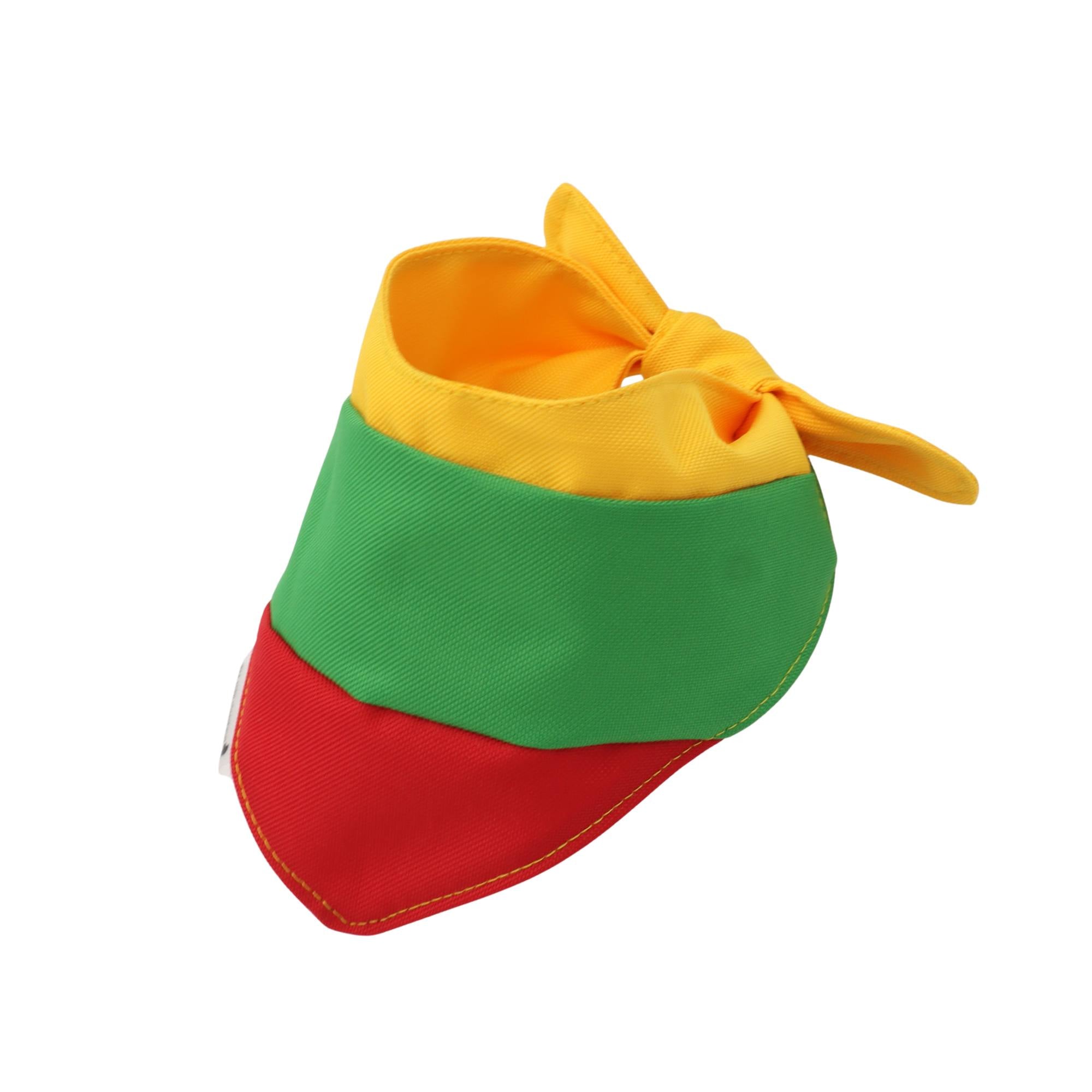 Bandana for dog Lithuania flag colours
