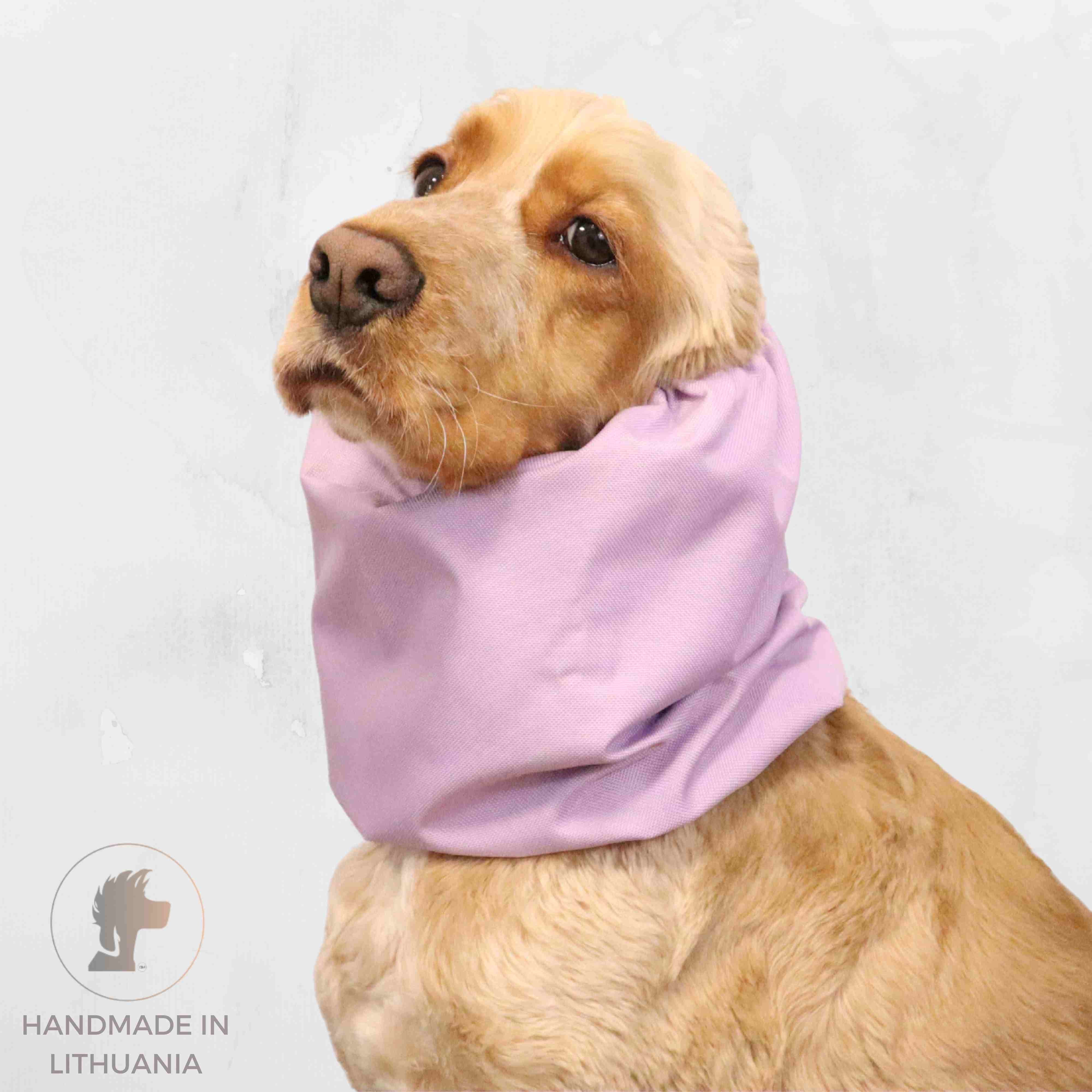 Elegant Lavender Snood The Chic Choice for Discerning Pups Distinguish Me