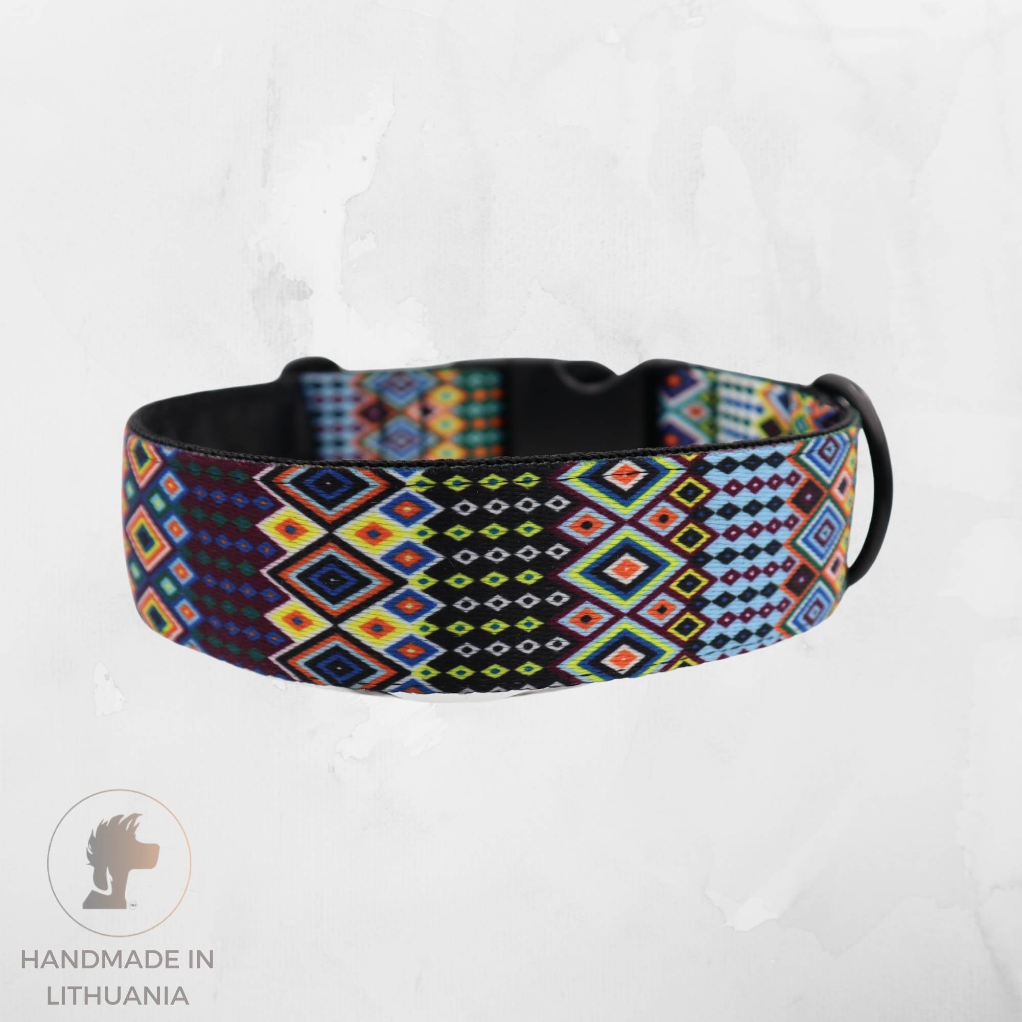 Handmade Dog Collar | Euphoria | Width: 40 mm