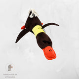 Handmade Dog Toy "Duck" | With Internal Squeaker | Length: 30 cm (12")