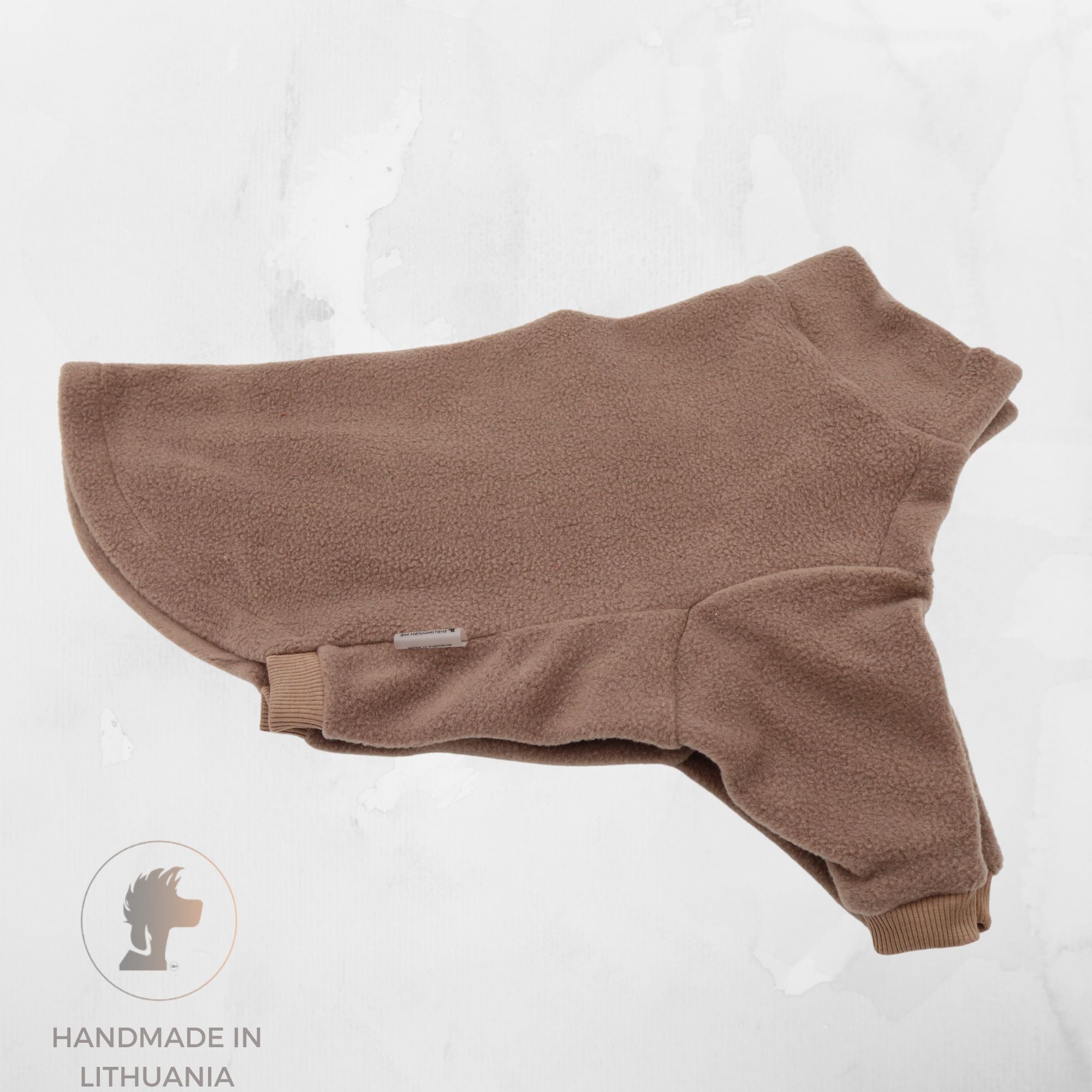 Handmade Fleece Dog Jumper | Beige