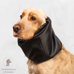 Lightweight waterproof dog ears snood black by Distinguish me