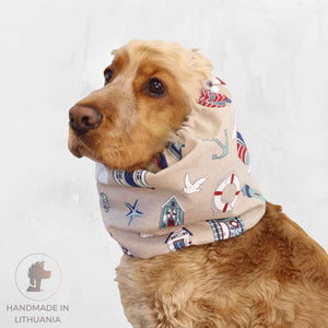 Luxury Dog Snood Marine by Distinguish Me