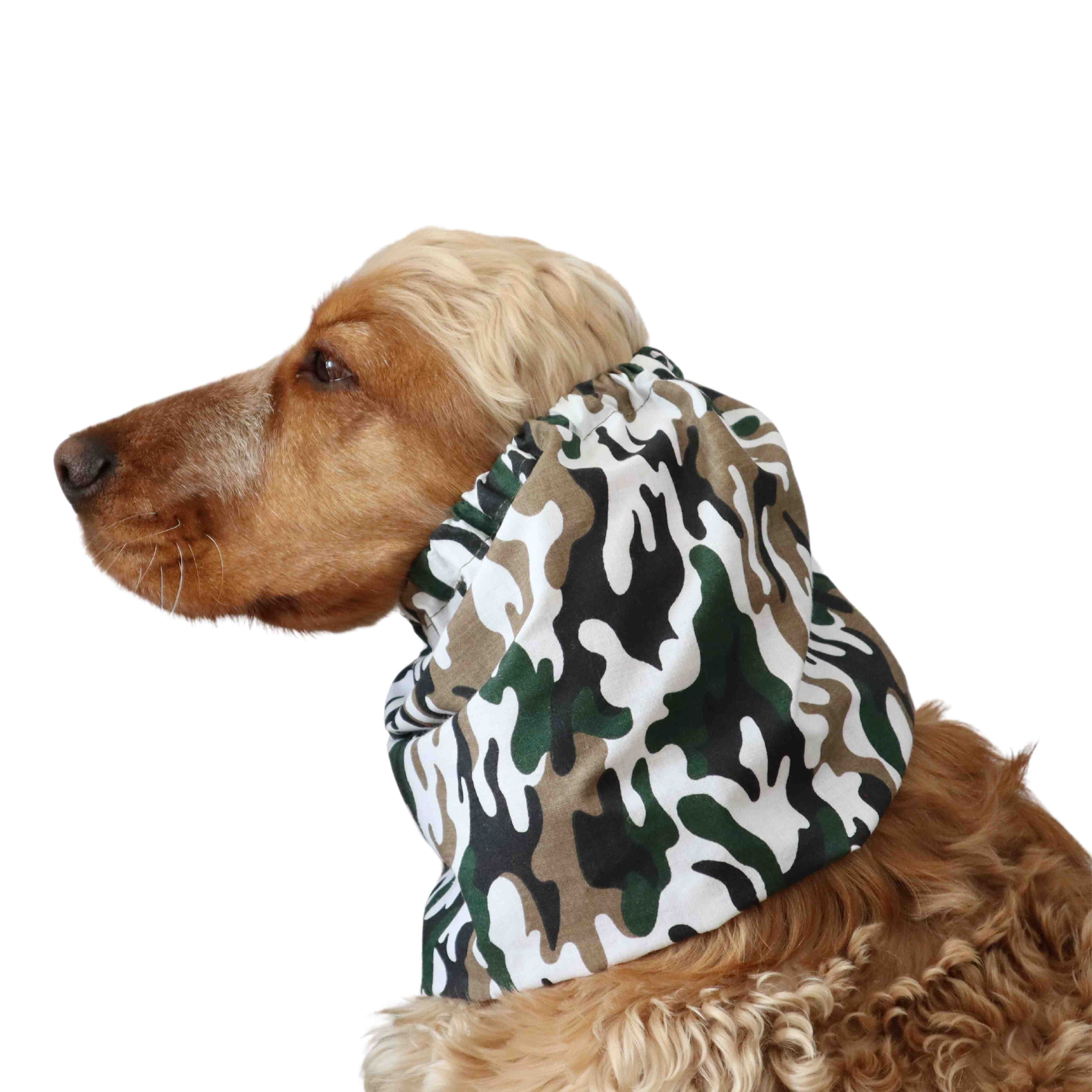 cotton dog snood by distinguish me