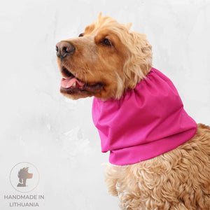 Pink snood for dog Distinguish Me