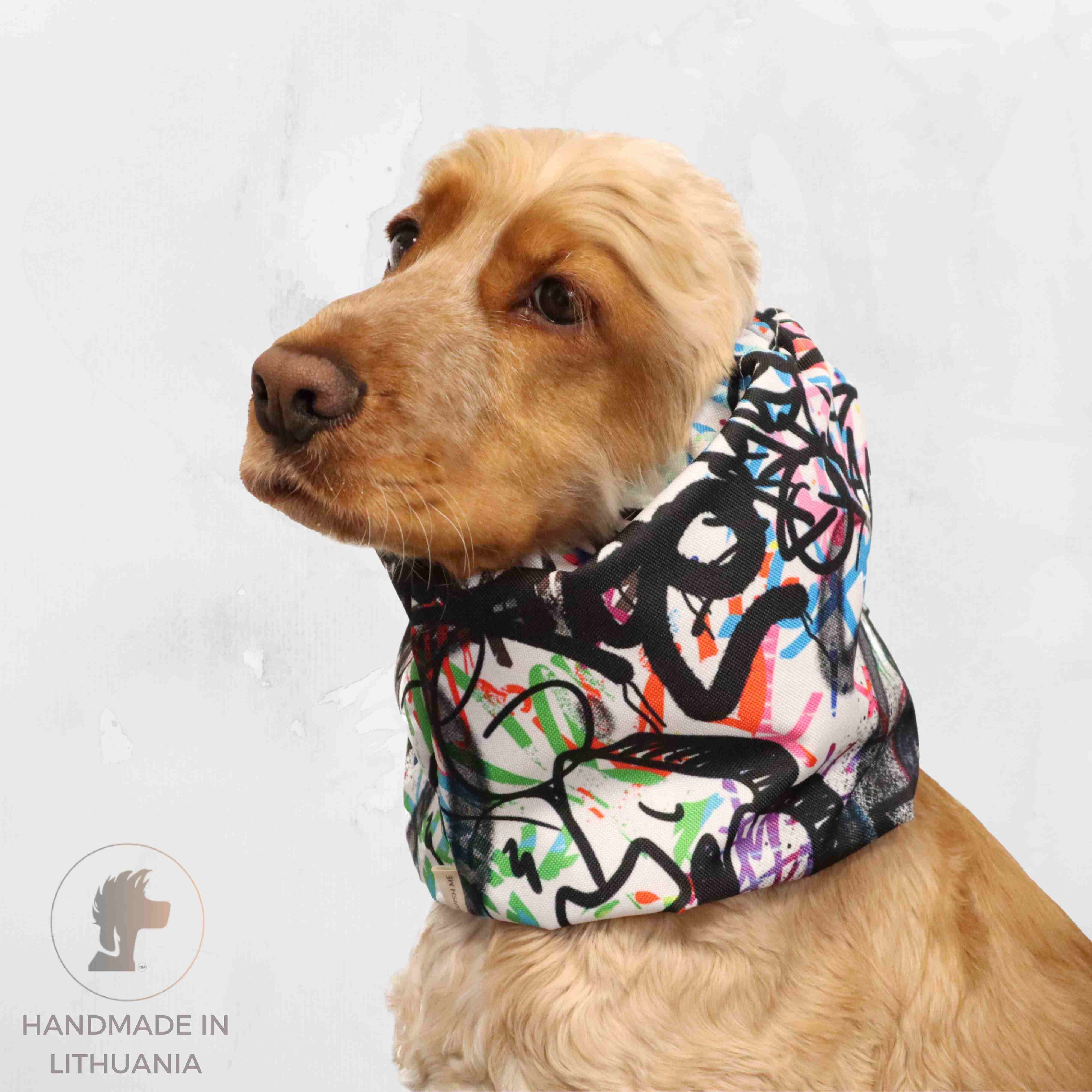 Waterprood Dog Snood for Spaniel Distinguish Me