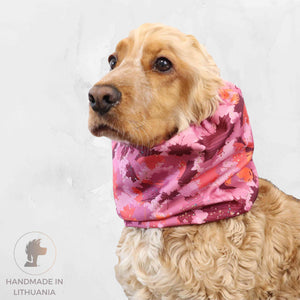Waterproof Dog Snood Pink Autumn  Distinguish Me 