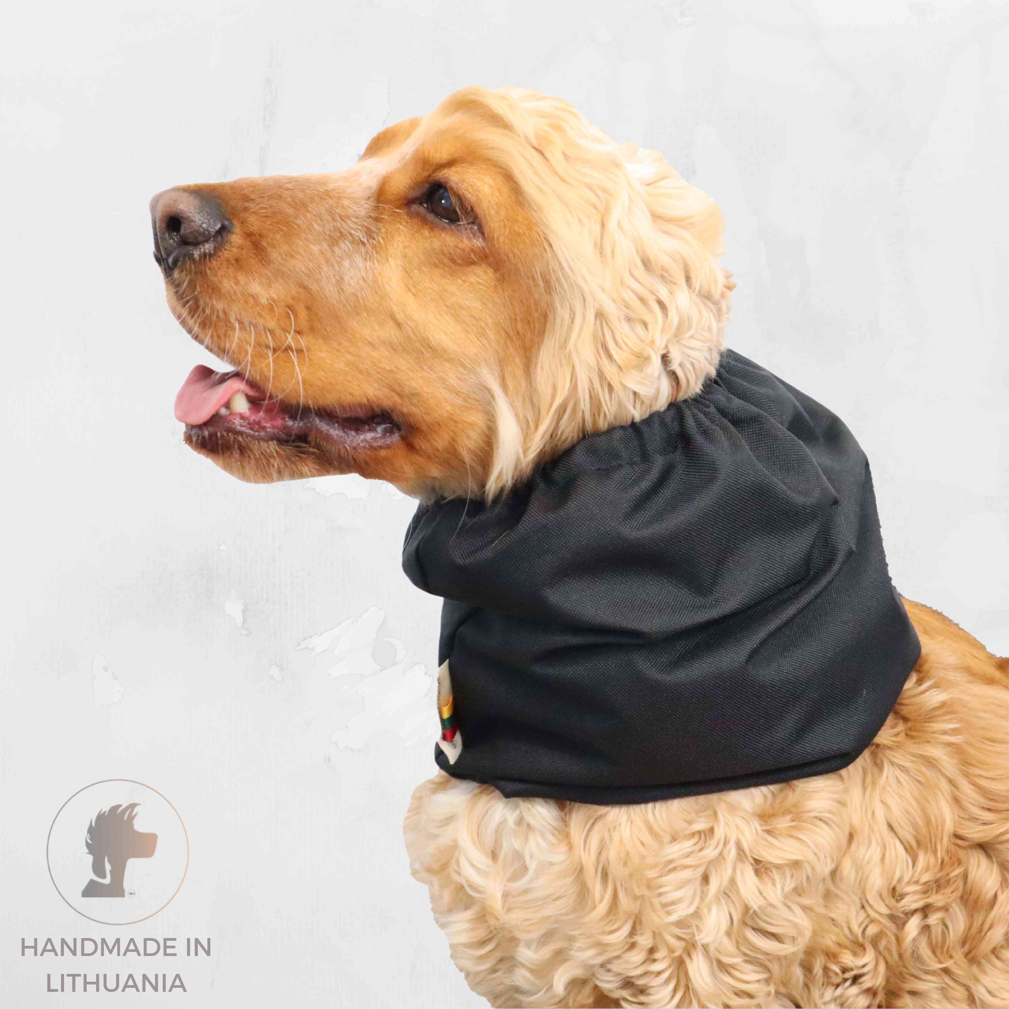 Waterproof Dog Snood Black Distinguish Me