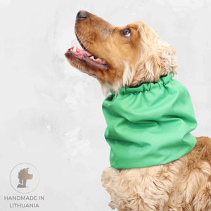 Waterproof snood for dog Green Grass by Distinguish Me