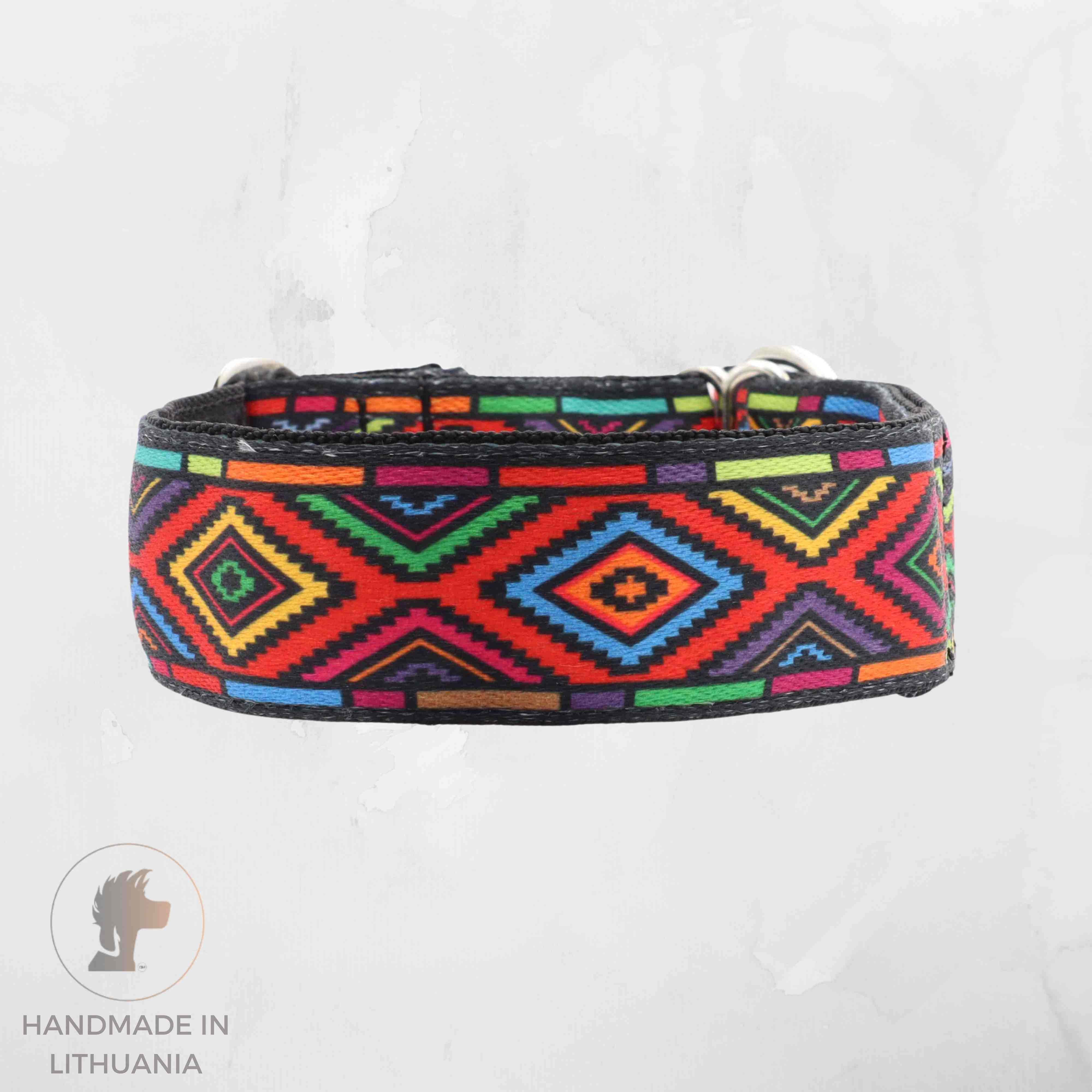 Handmade Dog Collar |  Afro II | Width: 40-50 mm