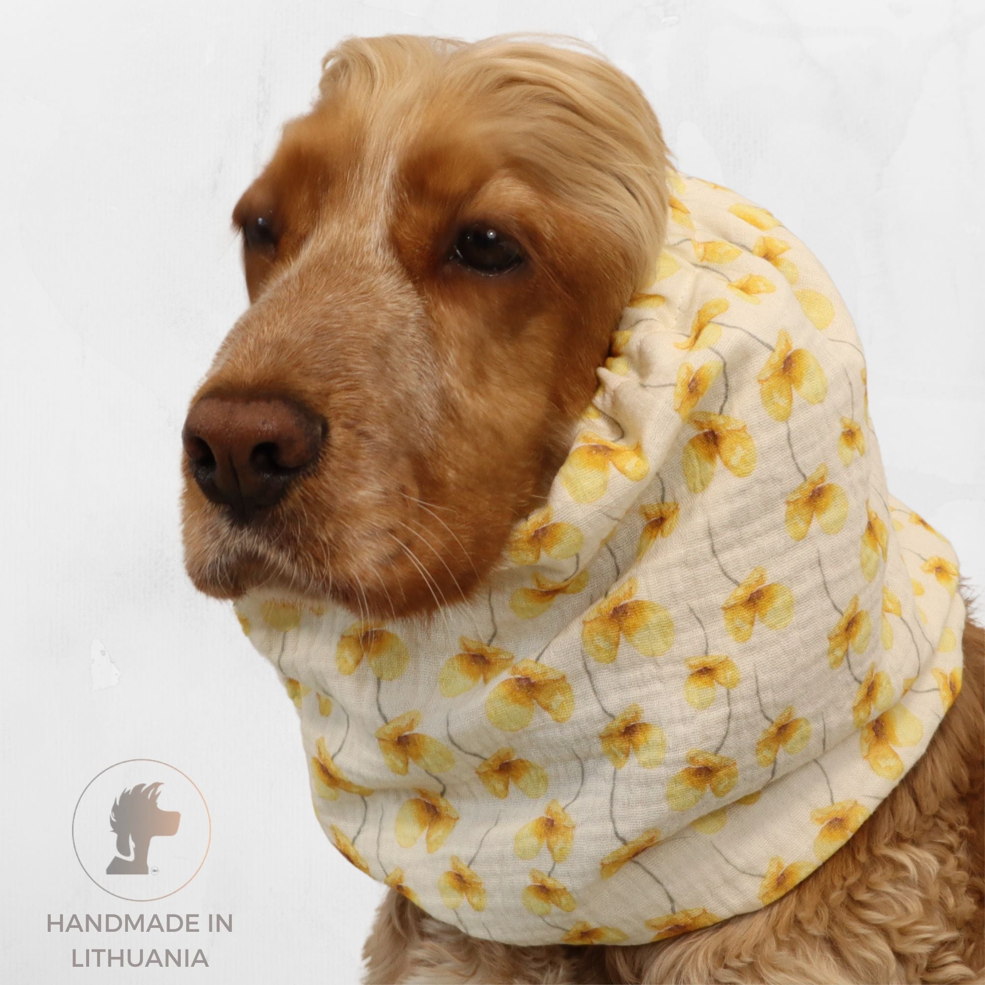 Cotton (Muslin) Dog Snood | Buttercup