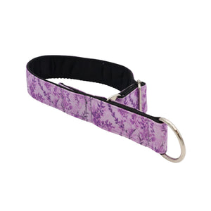 Handmade Lavender Meadow Limited Slip collar for dogs with gentle control and comfortable fit