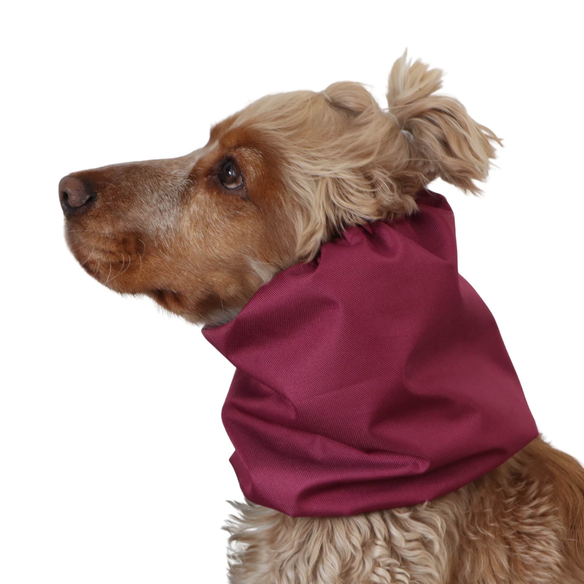 Thick double waterproof ear cover snood Distinguish me Raspberry protecting ears and neck from rain and wind