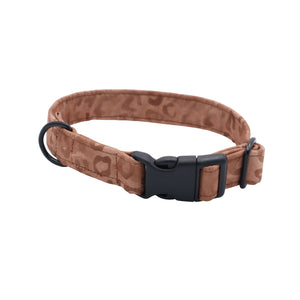 Sand Leopard patterned dog collar for stylish everyday walks and comfortable wear