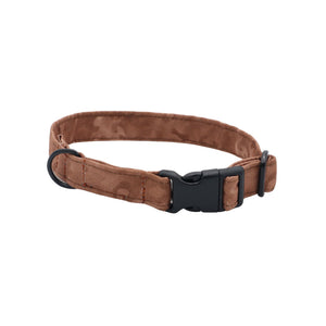 Distinguish Me handmade dog collar in Sand Leopard design for small, medium and large dogs
