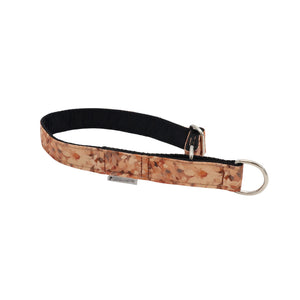 Distinguish Me Limited Slip fabric dog collar in Blush Meadow floral pattern