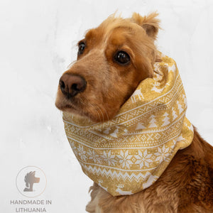 Christmas dog snood 