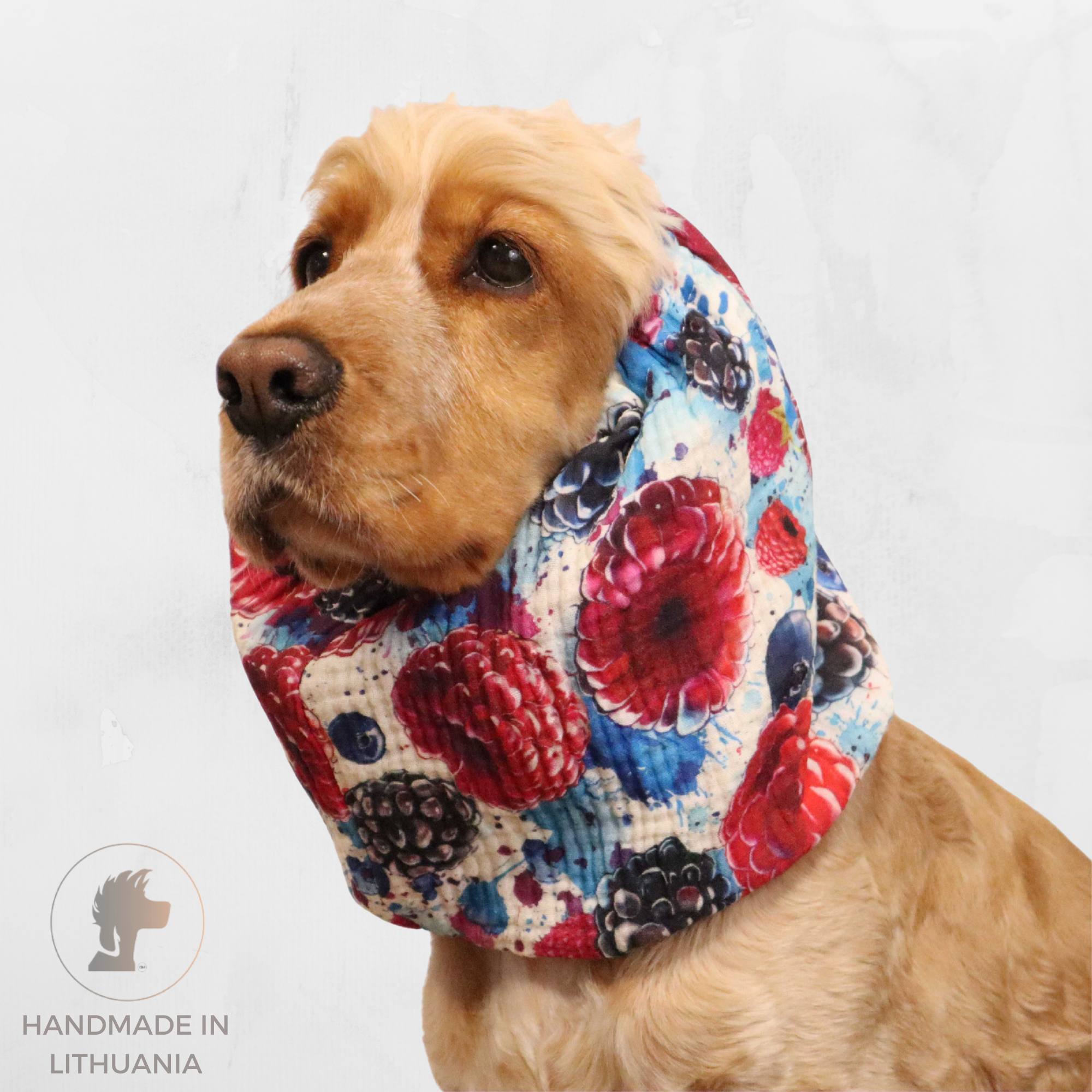 Cotton (Muslin) Dog Snood | Tuti-Fruti