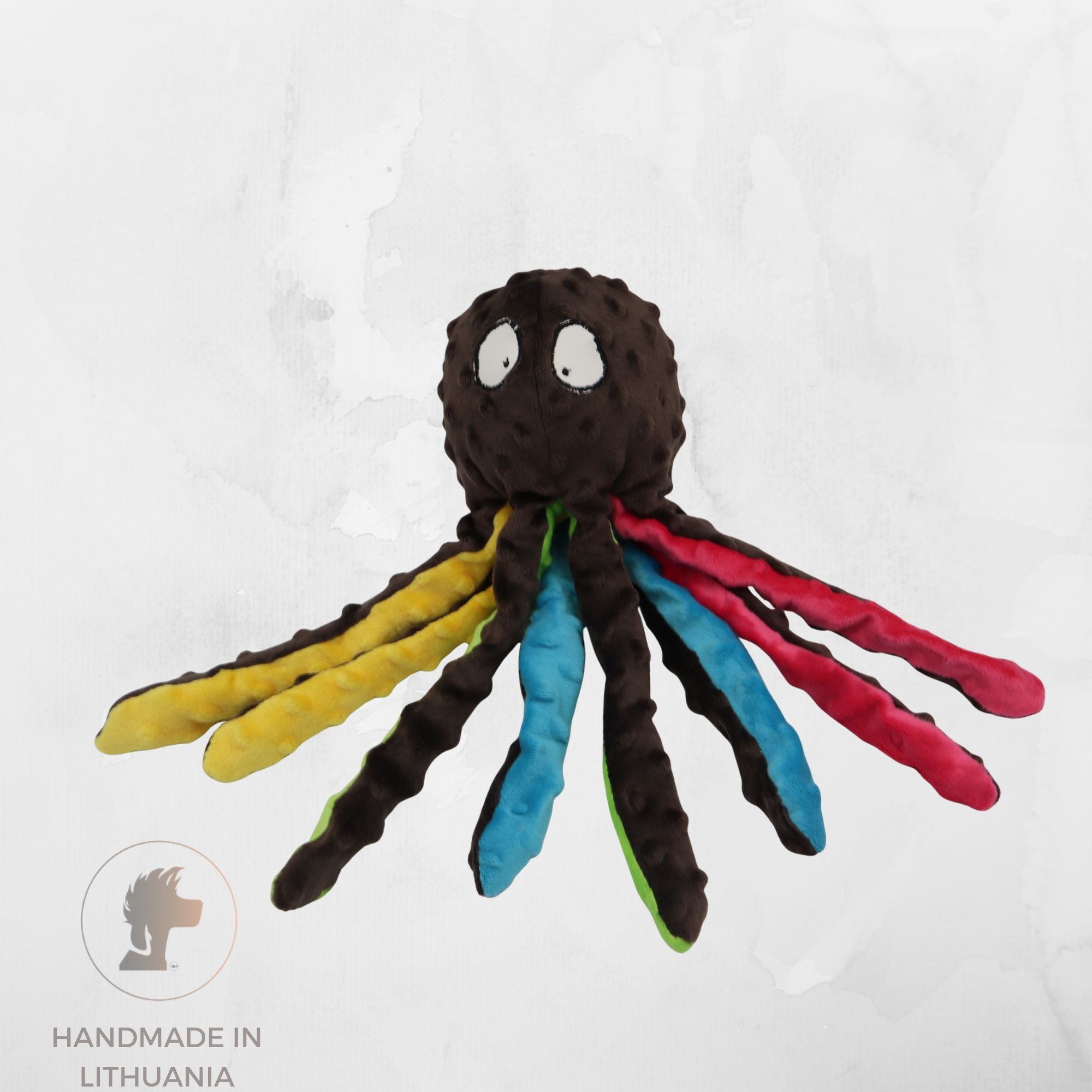 handmade plush octopus dog toy distinguish me