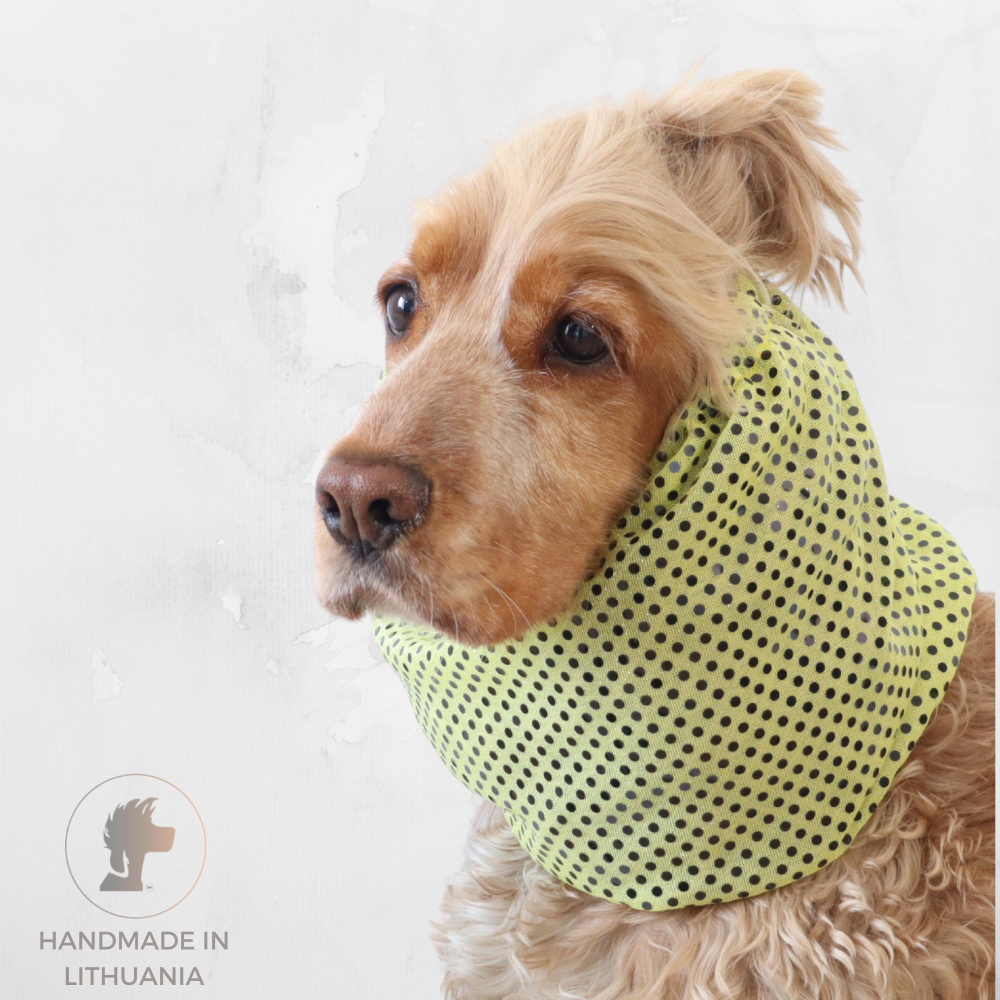 sparkling dog snood